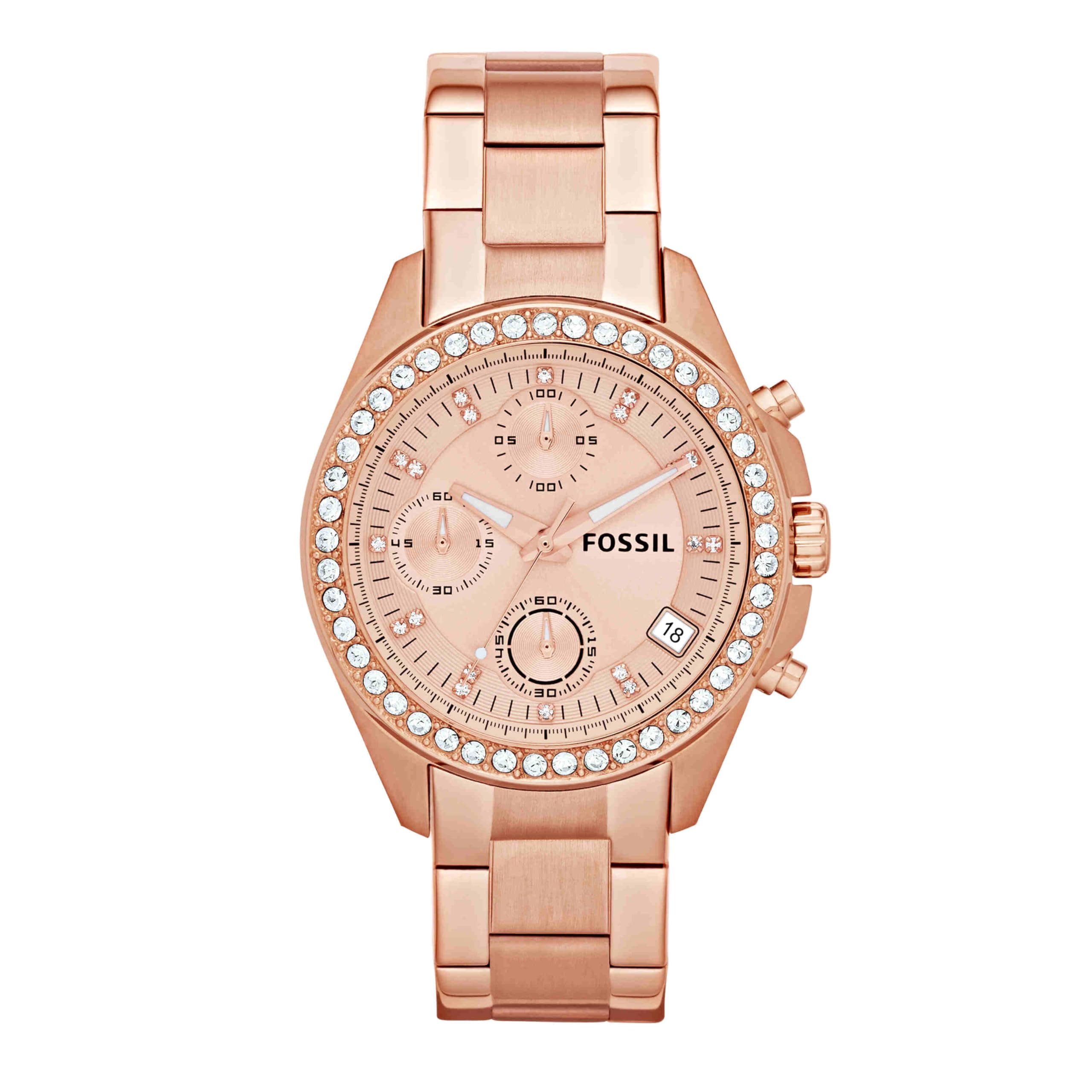 - Decker Rose Gold Watch ES3352