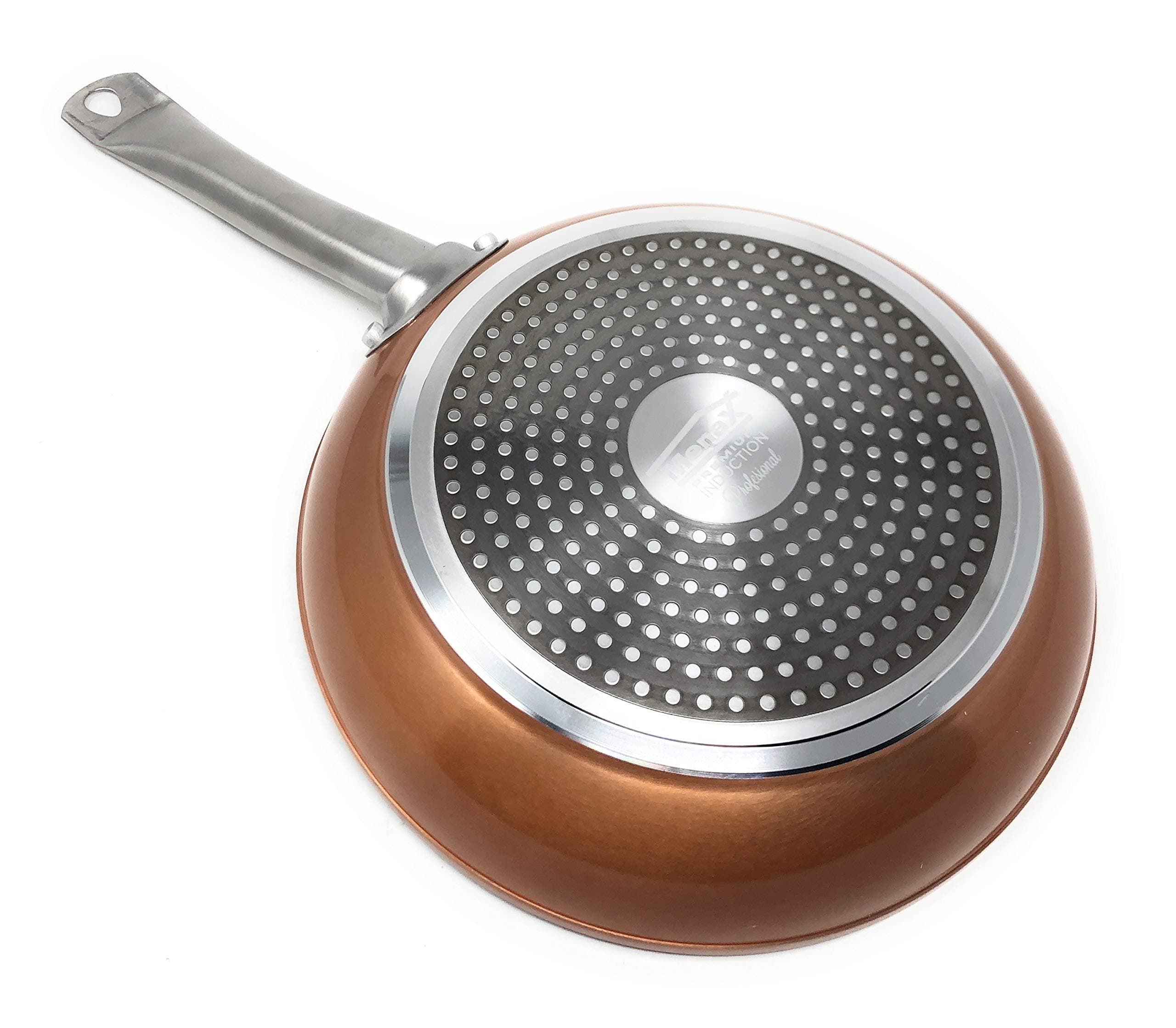 Menax - Professional Aluminium Frying Pan - Nonstick Coating - 28 cm - Copper