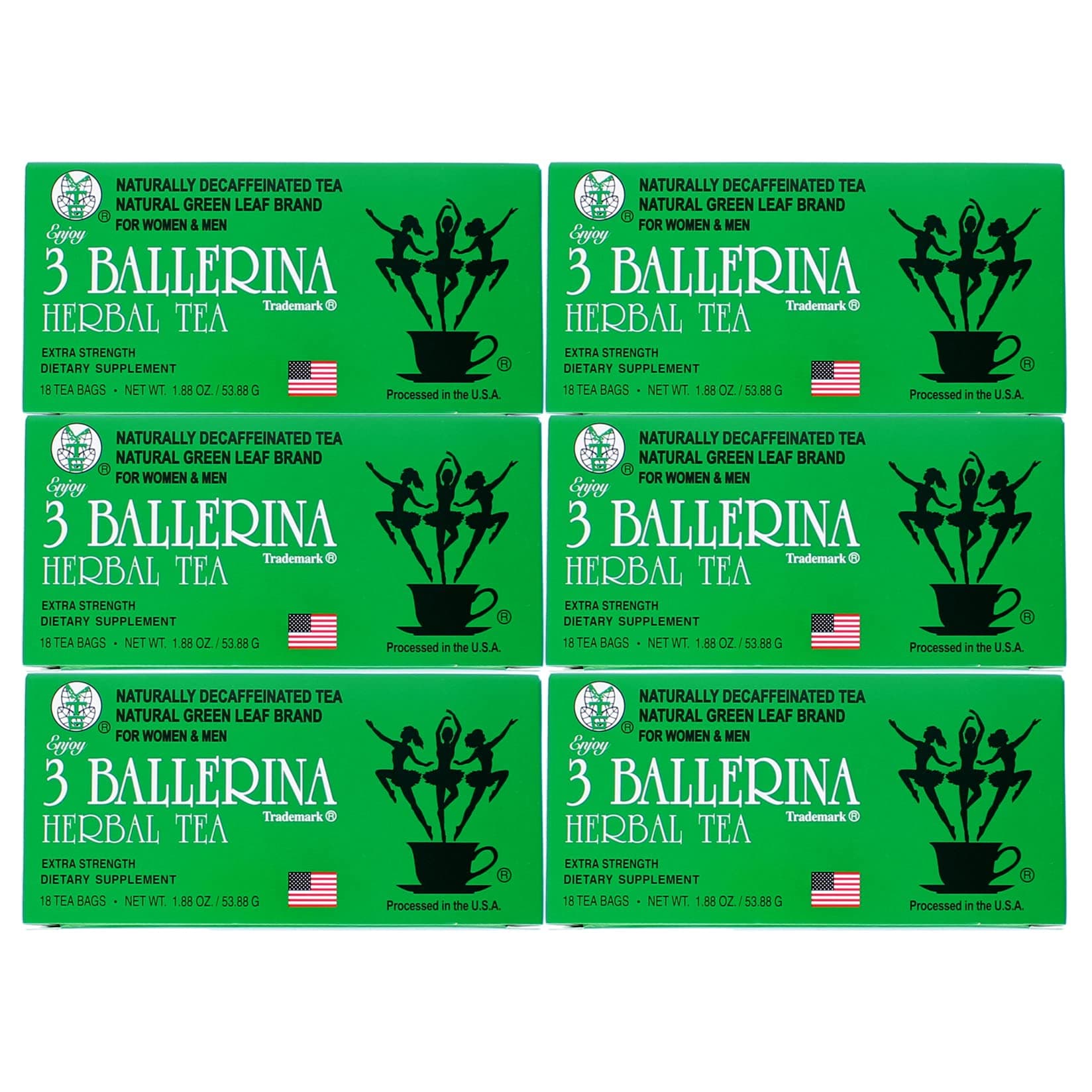 Herbal Tea Extra Strength - 6 Pack (108 Tea Bags)