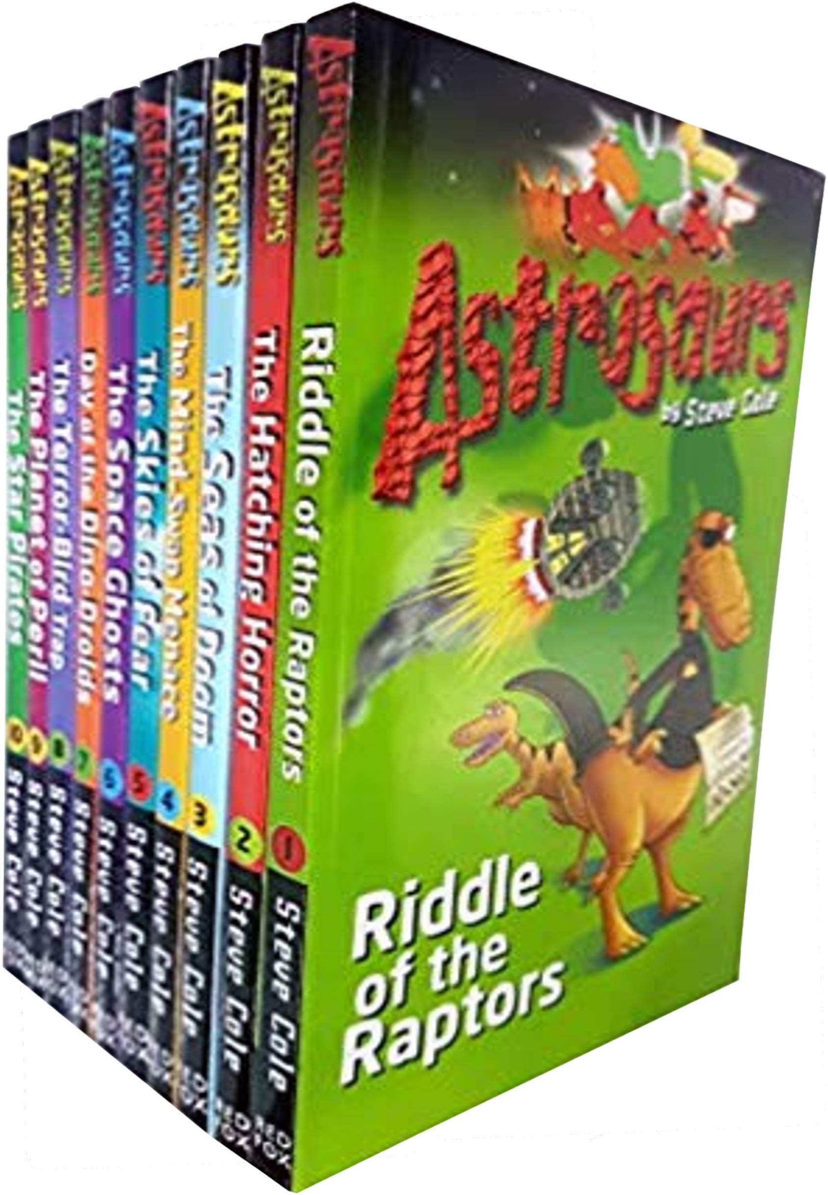 Steve Cole Astrosaurs Series Collection 10 Books Set (Books 1 to 10) Paperback