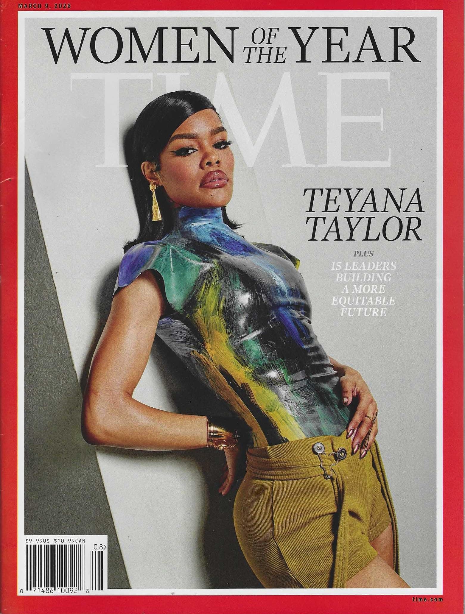 Time Magazine March 9th 2026 Women of the Year Teyana Taylor