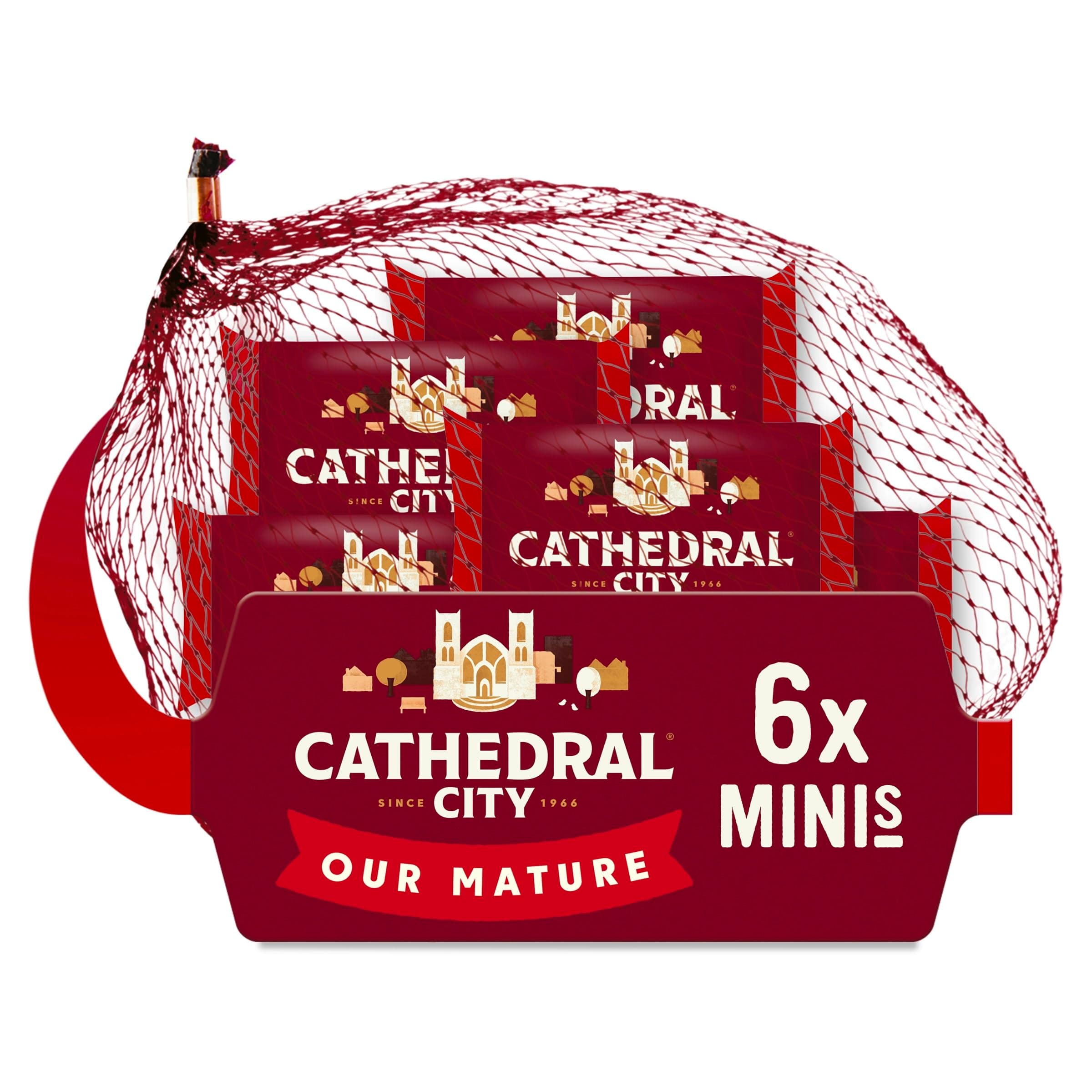 Cathedral City Mini Mature Snack Cheeses 6 x 20 g