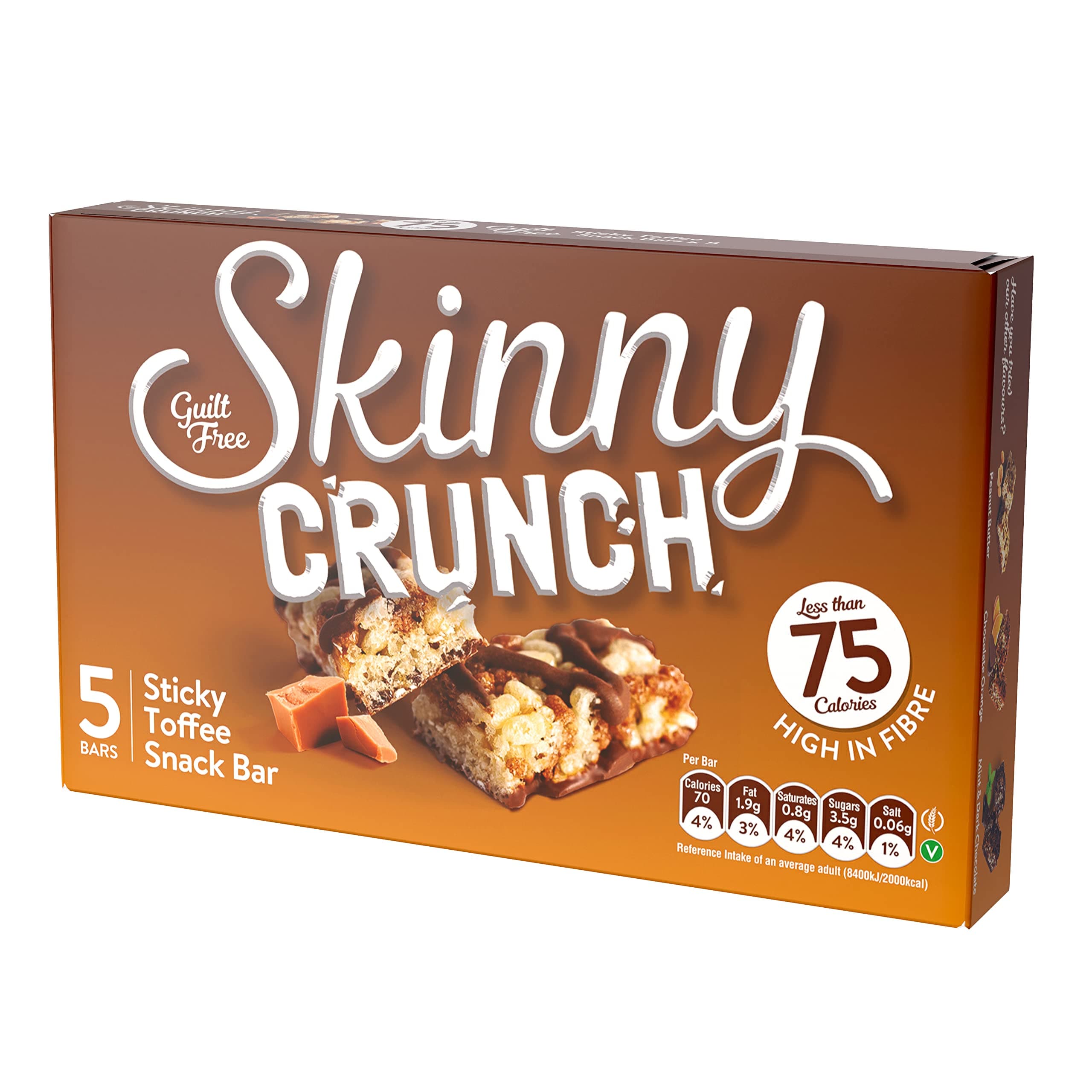 Skinny Crunch Sticky Toffee 10x5x20g