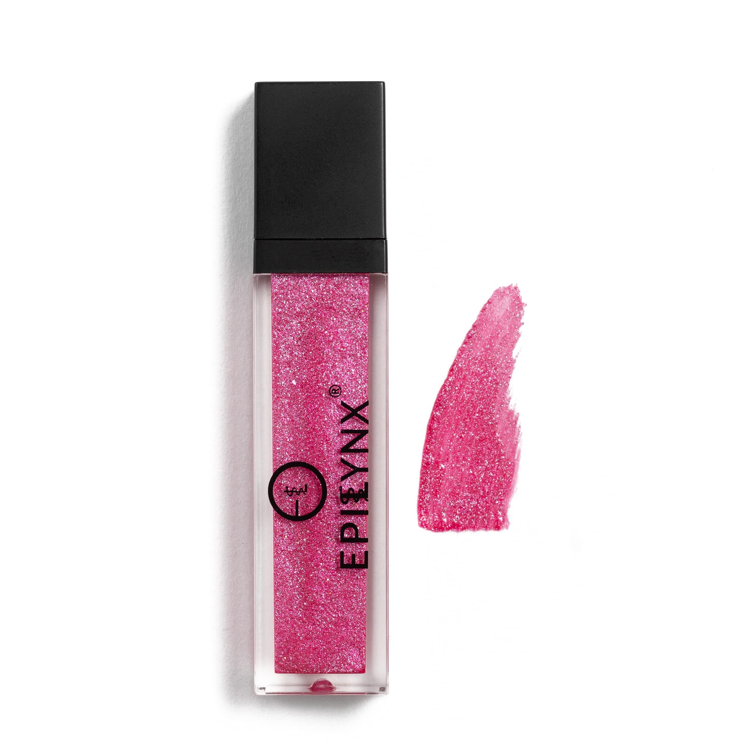 EPILYNX Vegan Glitter & Matte Liquid Lip Gloss - Moisturizing Formula for Hydration & Long Lasting Wear - Cruelty Free, Paraben Free, Gluten Free - Sweet Tooth Fuchsia Pink by Dr. Liia