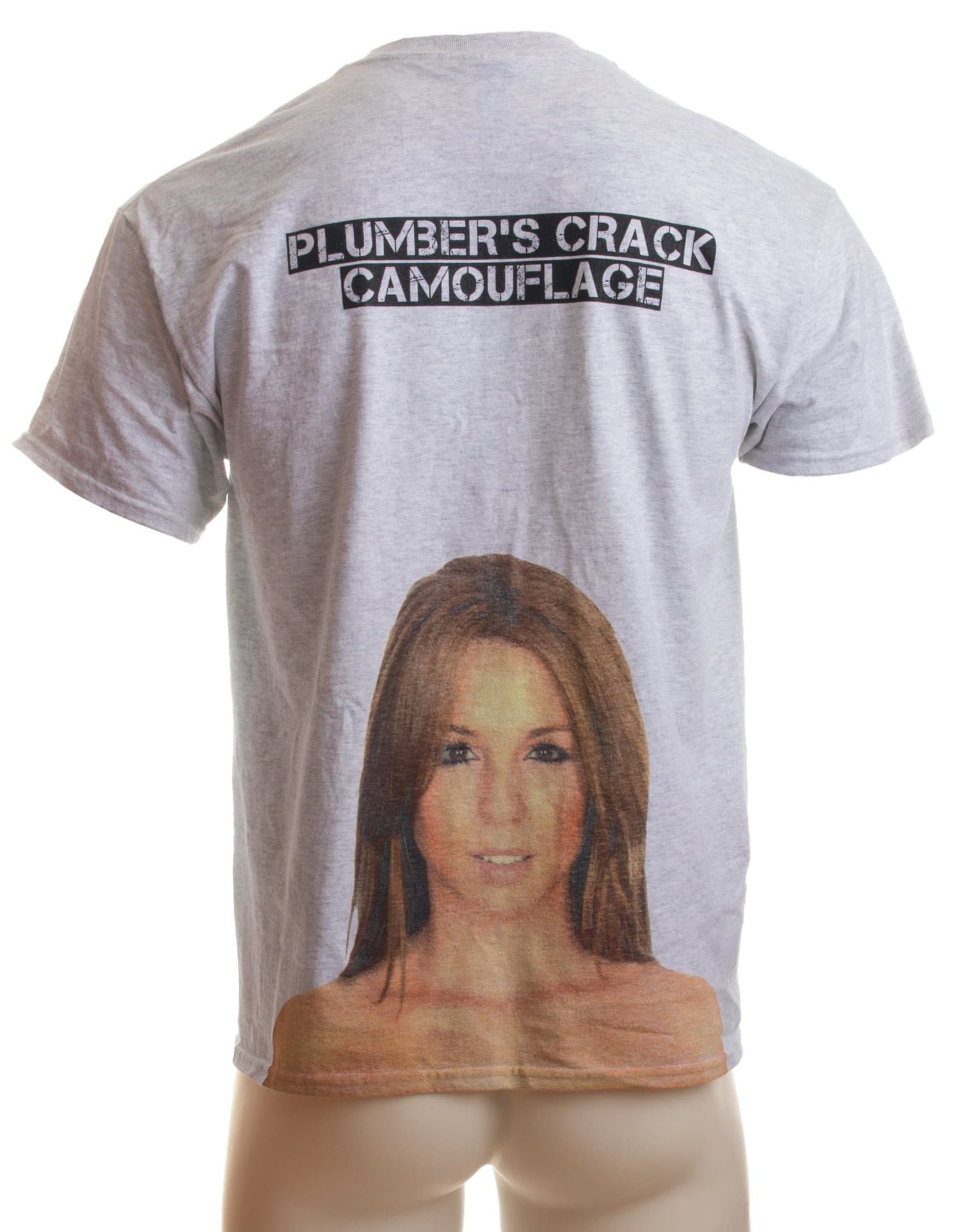 Plumber Crack Camouflage | Funny Father's Day, Dad Grandpa Humor Unisex T-Shirt