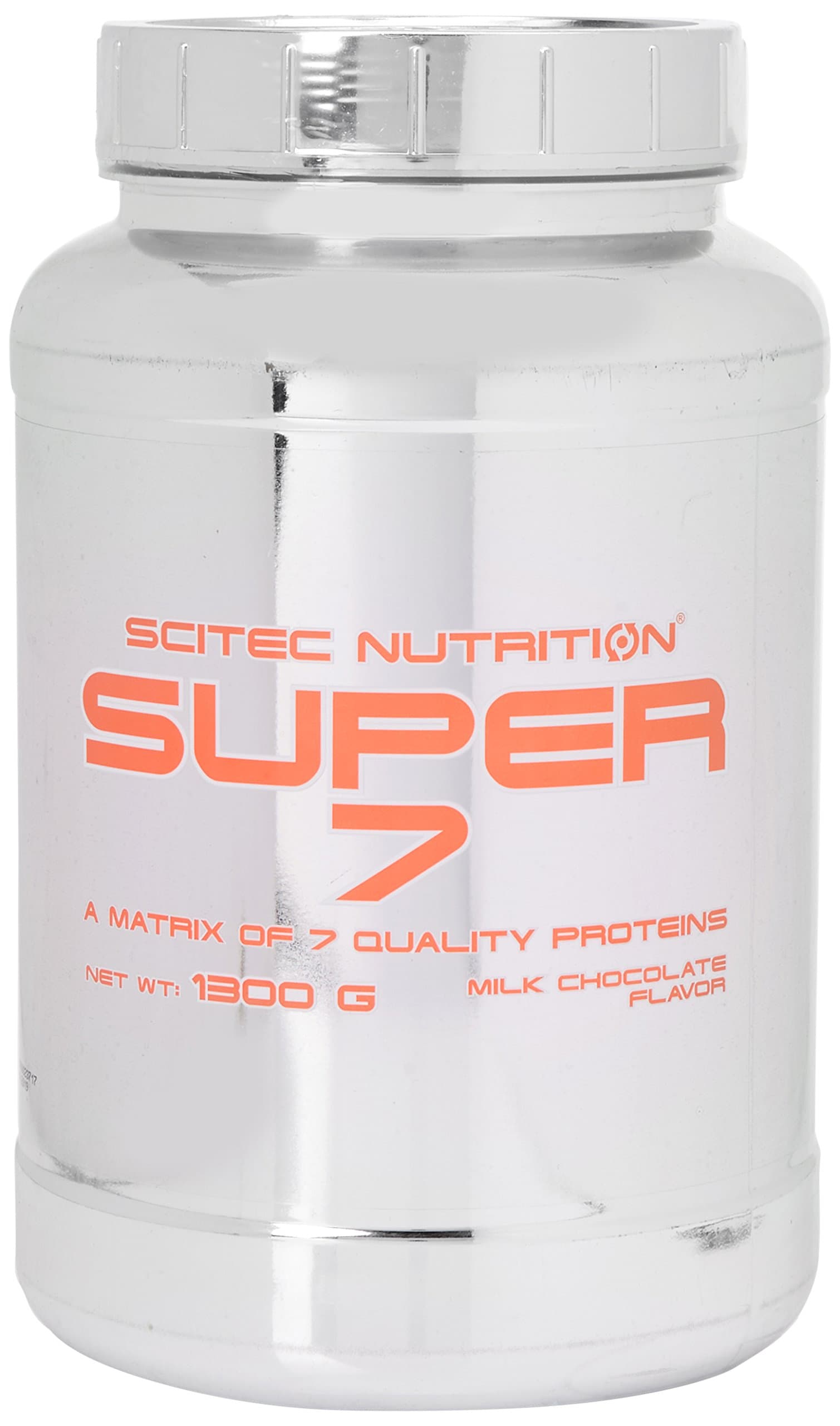 Scitec Nutrition Super 7 Quality Protein Powder - 1300g, Milk Chocolate