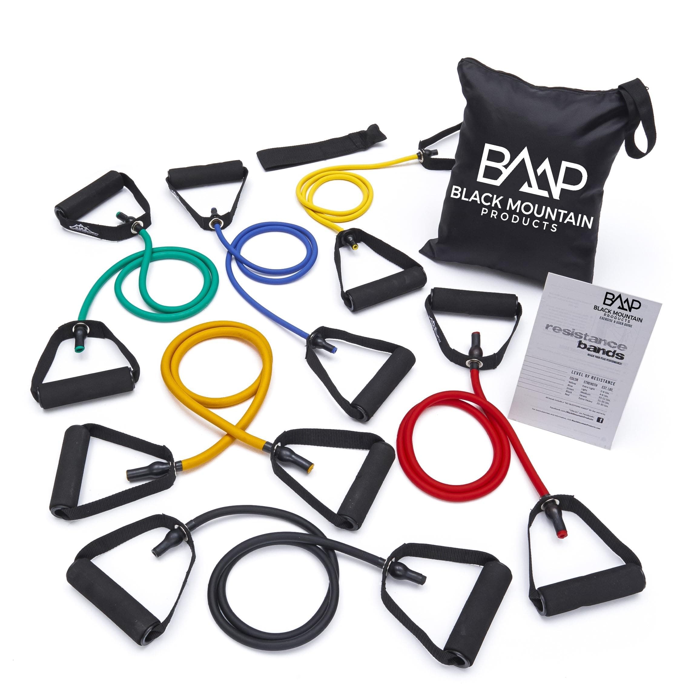 New Strong Man Set of 6 Resistance Bands