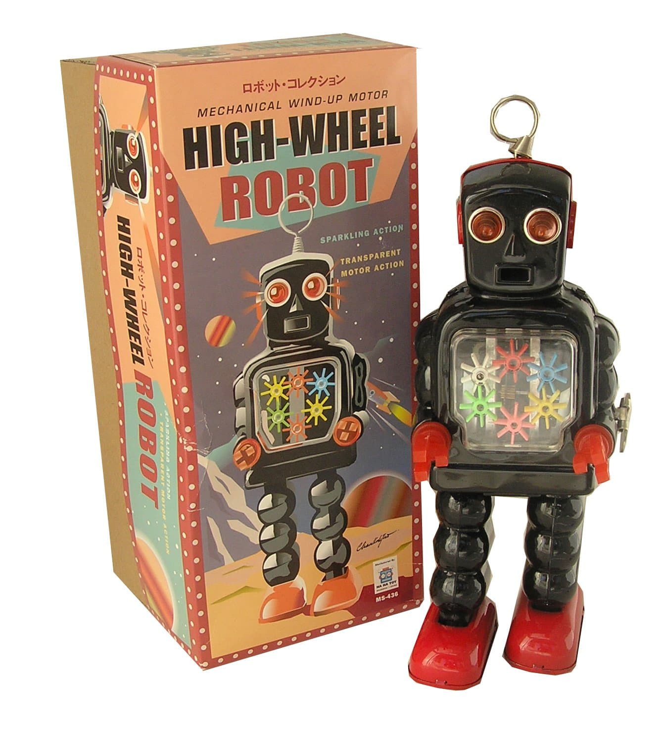 High Wheel Robot - Tin Toy Robot Collectible