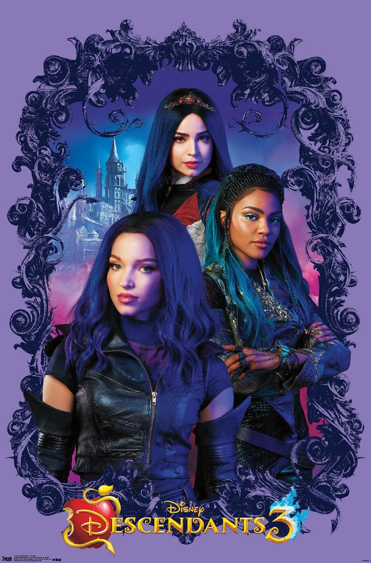 Trends International Disney Descendants 3 - Group Wall Poster, 22.375" x 34", Premium Unframed Version