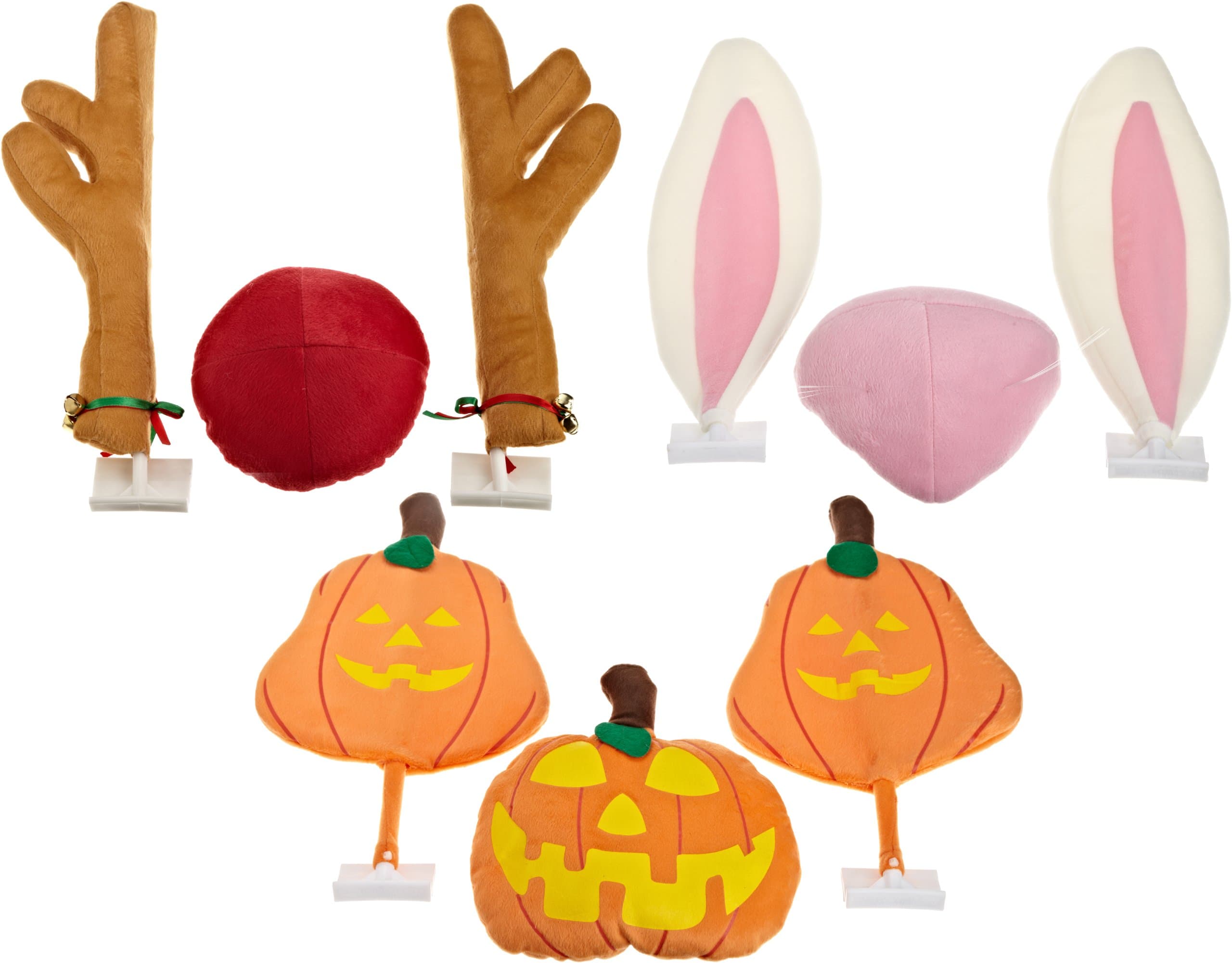 Mystic Industries Reindeer, Pumpkin and Easter Bunny Three Seasons Vehicle Costumes, (Pack of 3)