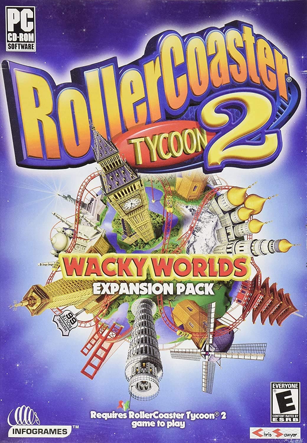 RollerCoaster Tycoon 2: Wacky Worlds Expansion Pack - PC