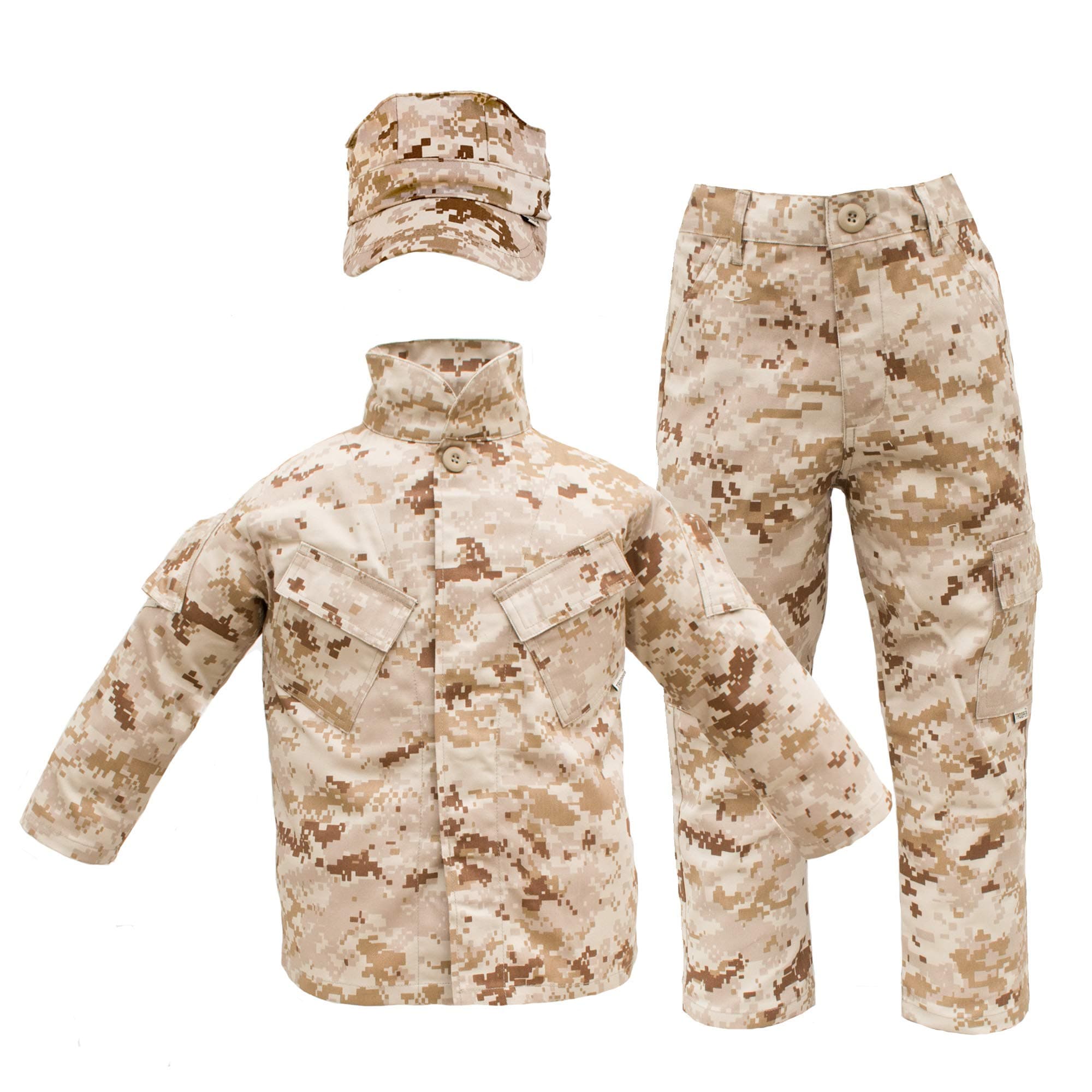 Trooper Clothing Desert Marine Youth Uniform 3 PC (Woodland MARPAT) (L (14-16))