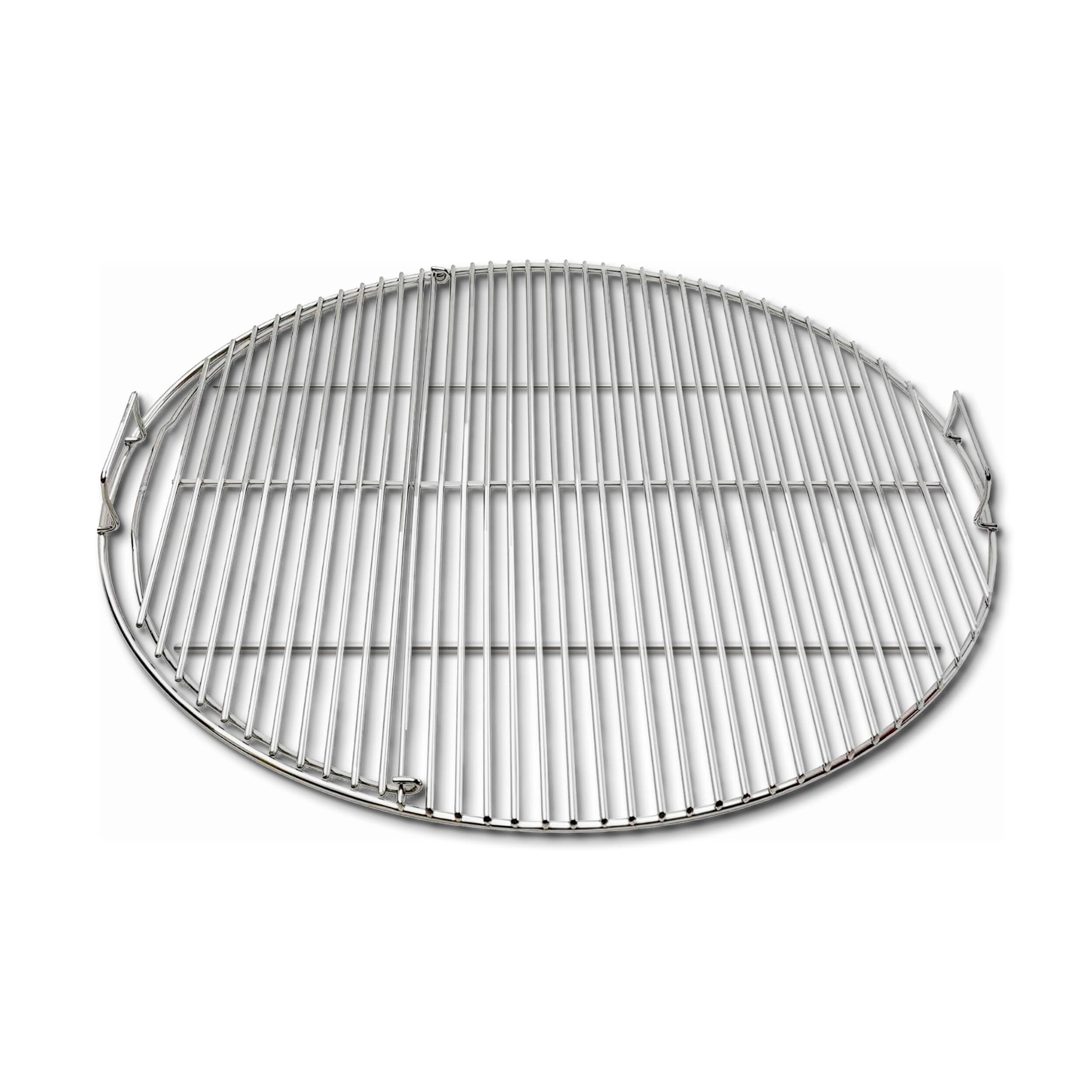 Slow 'N Sear SnS Grills Easy Spin Charcoal Grill Cooking Grate, Stainless Steel Hinged Replacement - Tailgating, Camping & Backyard Cooking - 26” Inch
