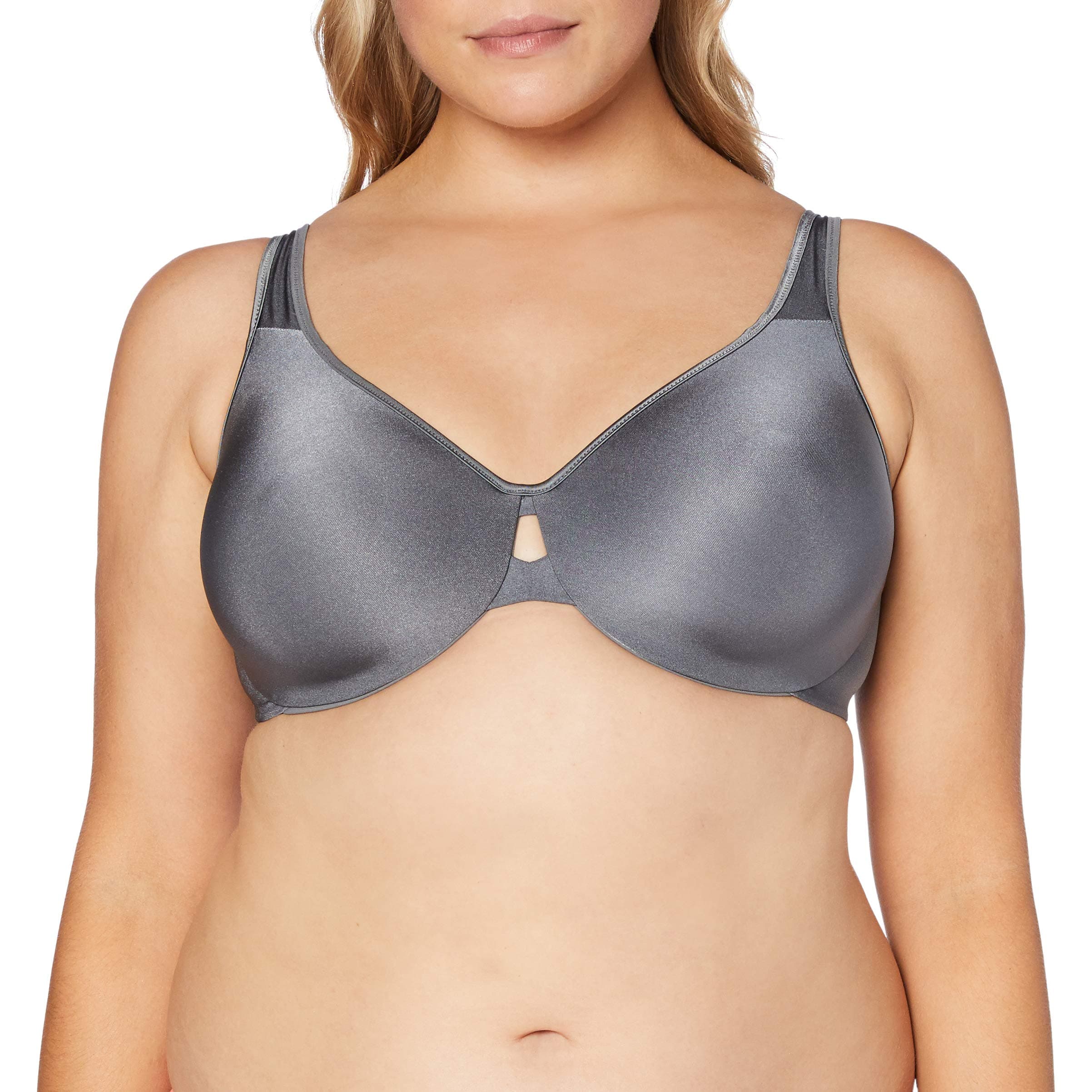 Lilyette Womens Plunge Into Comfort Keyhole Minimizer Bra Ly0904