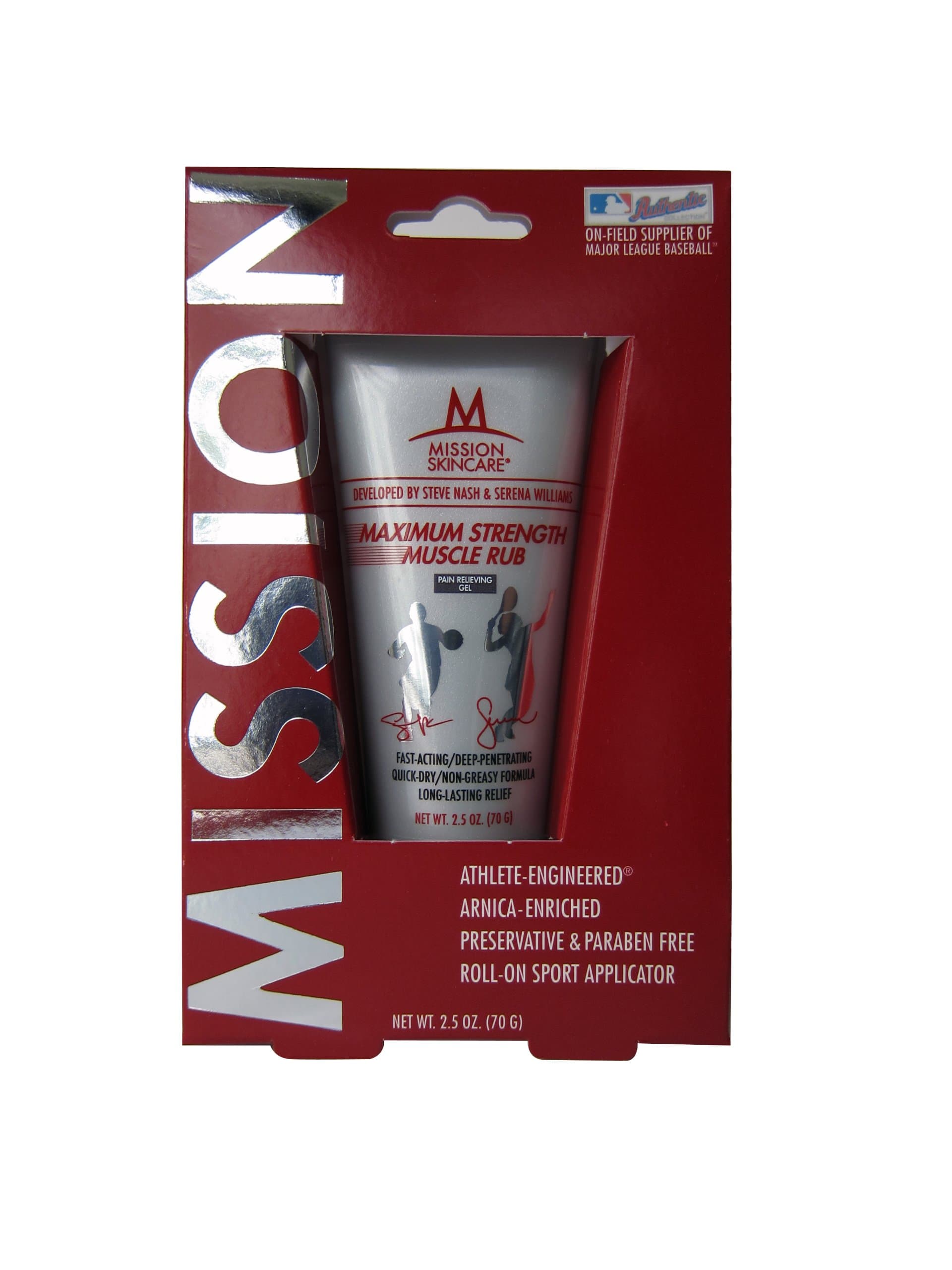 Mission Skincare Maximum Strength Pain Relieving Gel, 2.5-Ounce