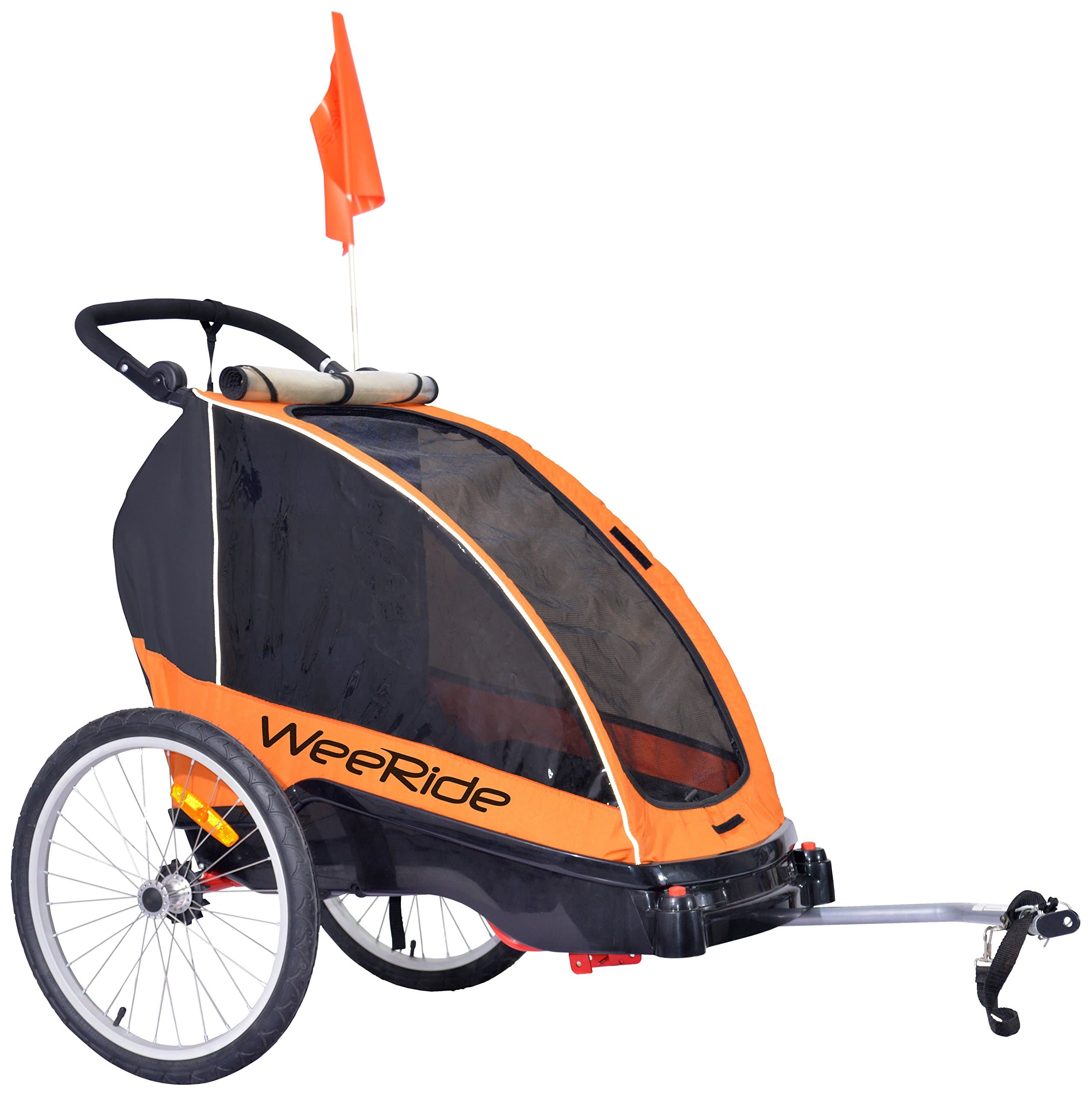 WeeRide Classic Bike Trailer - Orange/Black