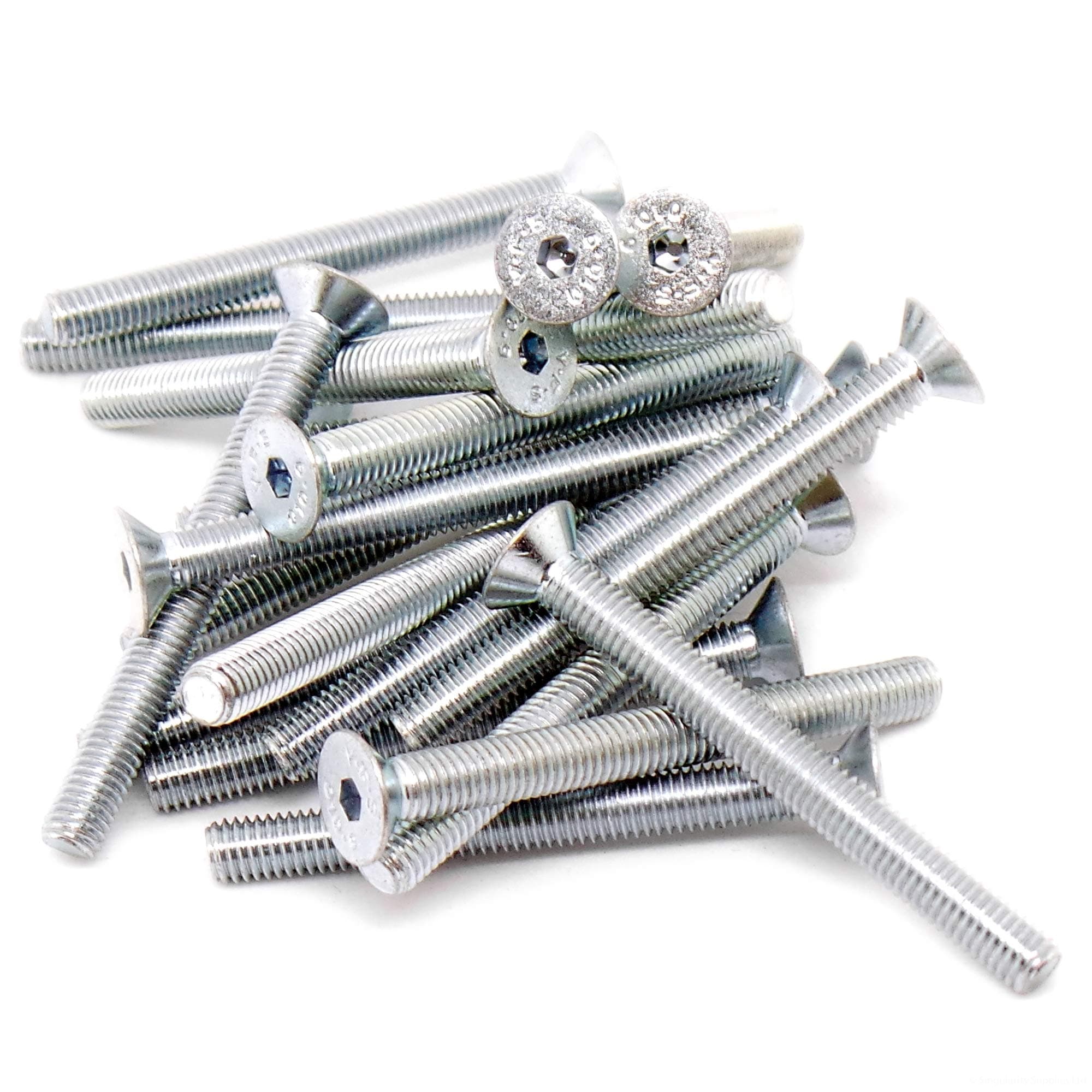 M5 (5mm x 50mm) Hex Socket Countersunk Machine Screw (Bolt) - Steel (Pack of 20)