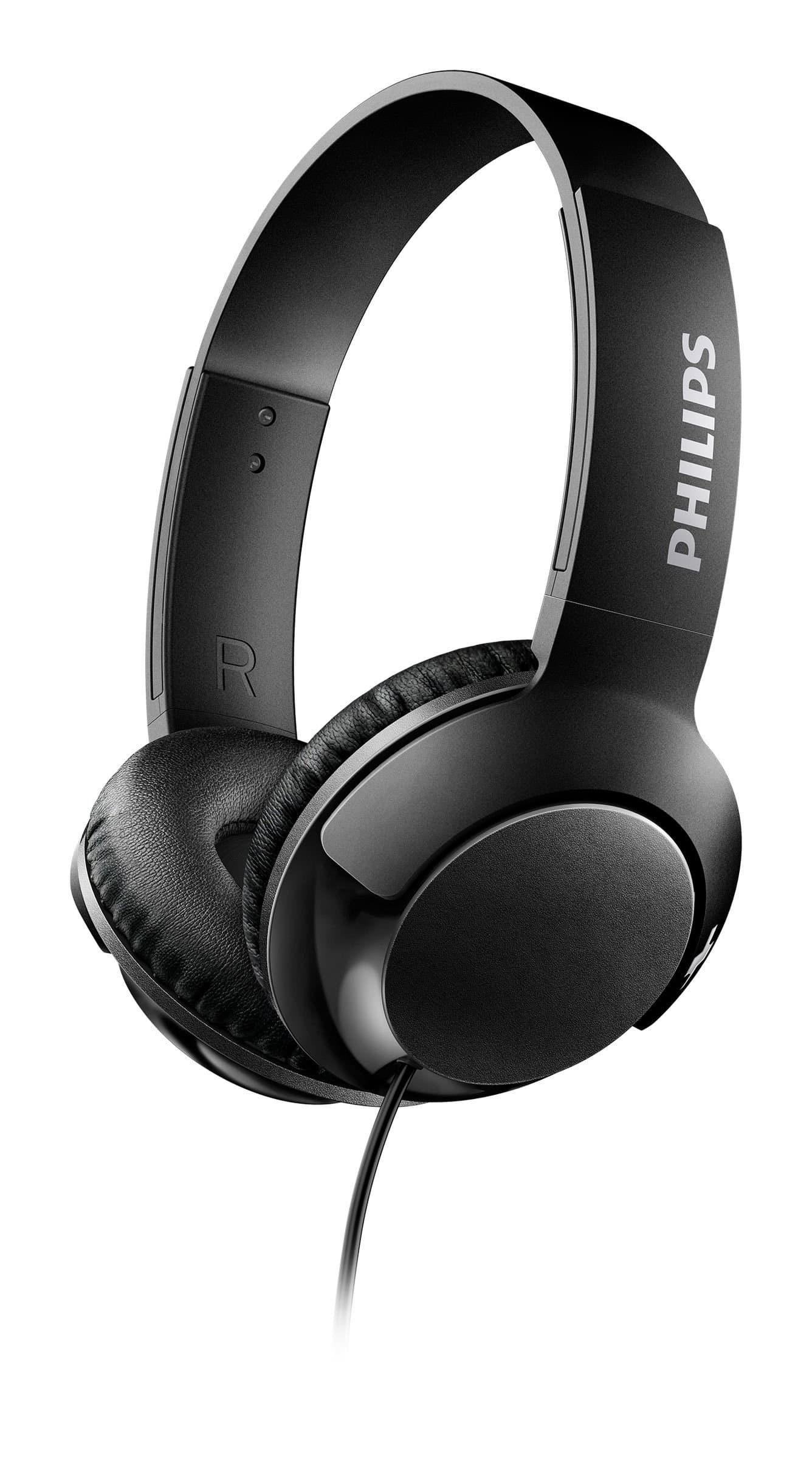 BASS+ On Ear Headphones - Black (SHL3070BK/27)