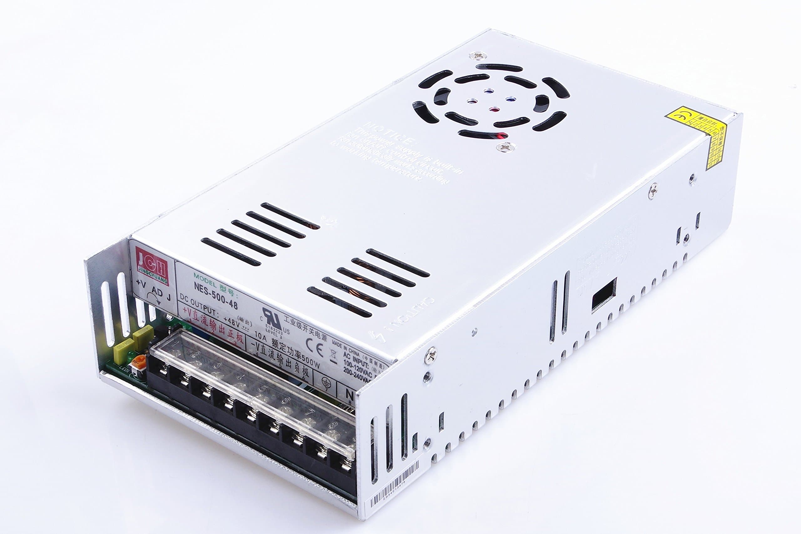 48V 500W 10A Power Supply Transformer for LED Strips Lighting LED billboards LED display, AC 100V - 220V to DC 48V