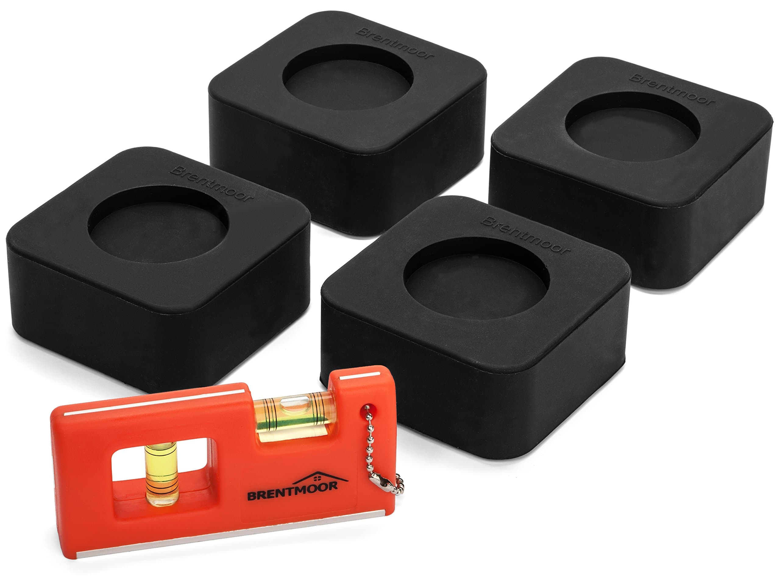 4 Pack Anti Vibration Pads for Washing Machine - Durable, Shock Absorber, Anti-slip, Anti-walk, Noise Reduction, & Anti Vibration Pads for Washer and Dryer