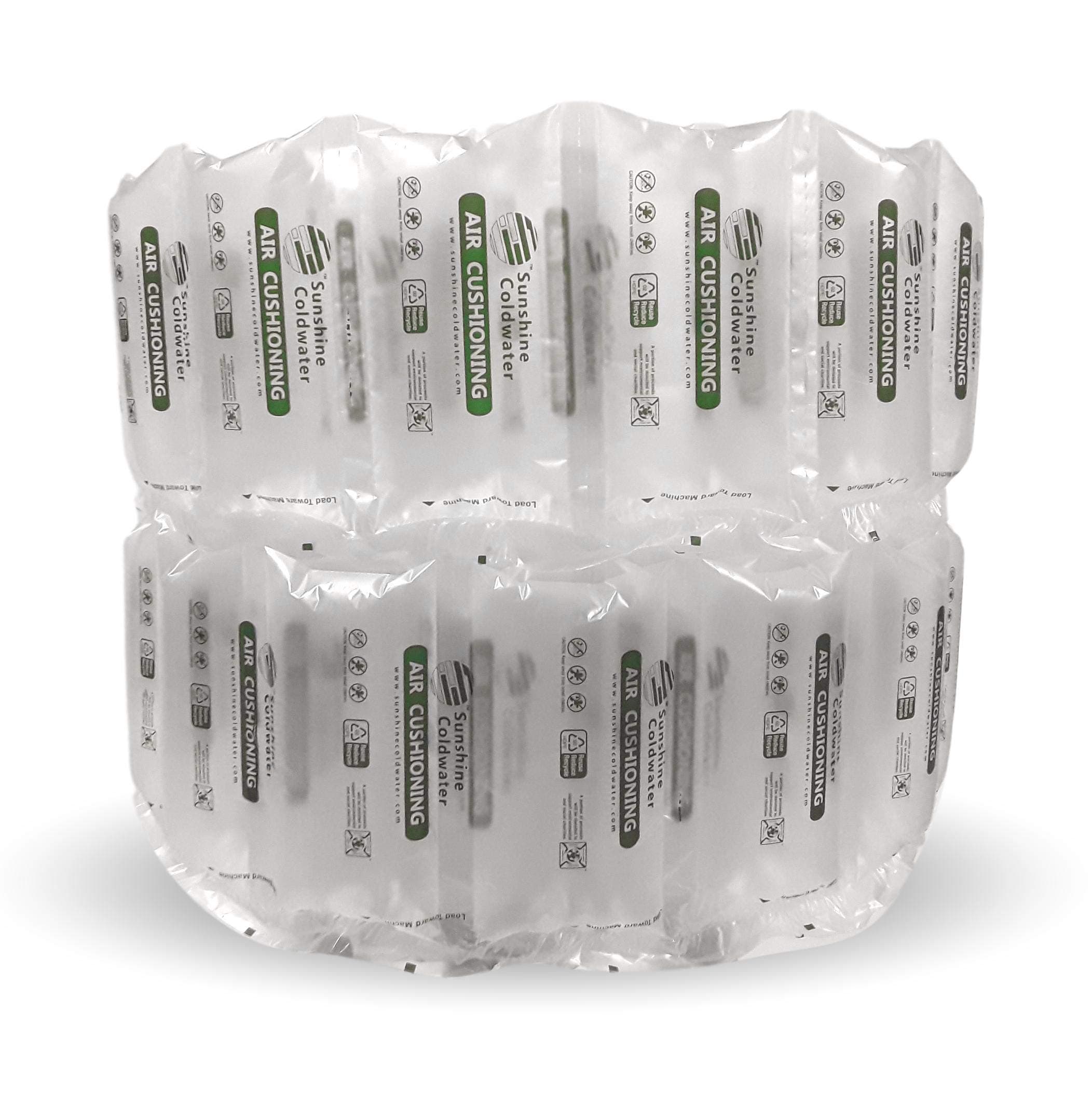 SunshineColdwater SC150 Eco Friendly Pre Inflated Packaging Air Pillows, 8" x 4" (Pack of 150)