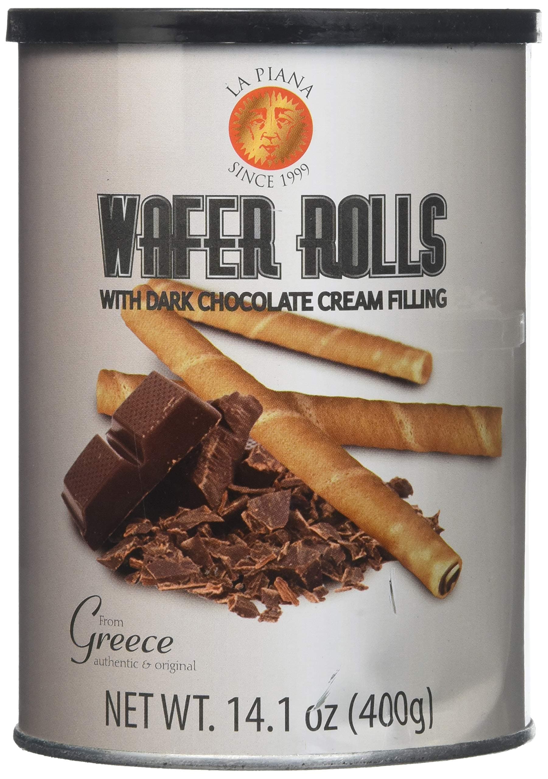 La Piana Wafer Rolls With Dark Chocolate Filling, 14.1 Ounce