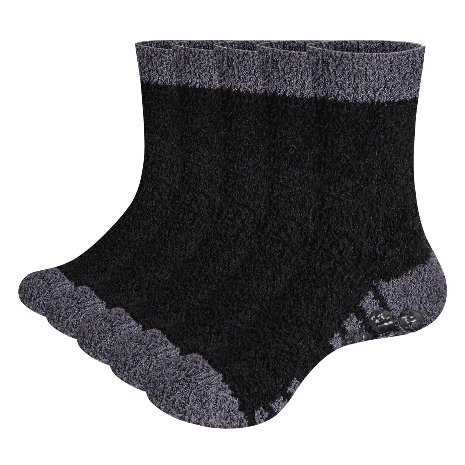 LAZAWG5 Pairs Fluffy Socks Mens Winter Thermal Warm Soft High Elasticity Men Bed Fuzzy Sock for Sleep Home