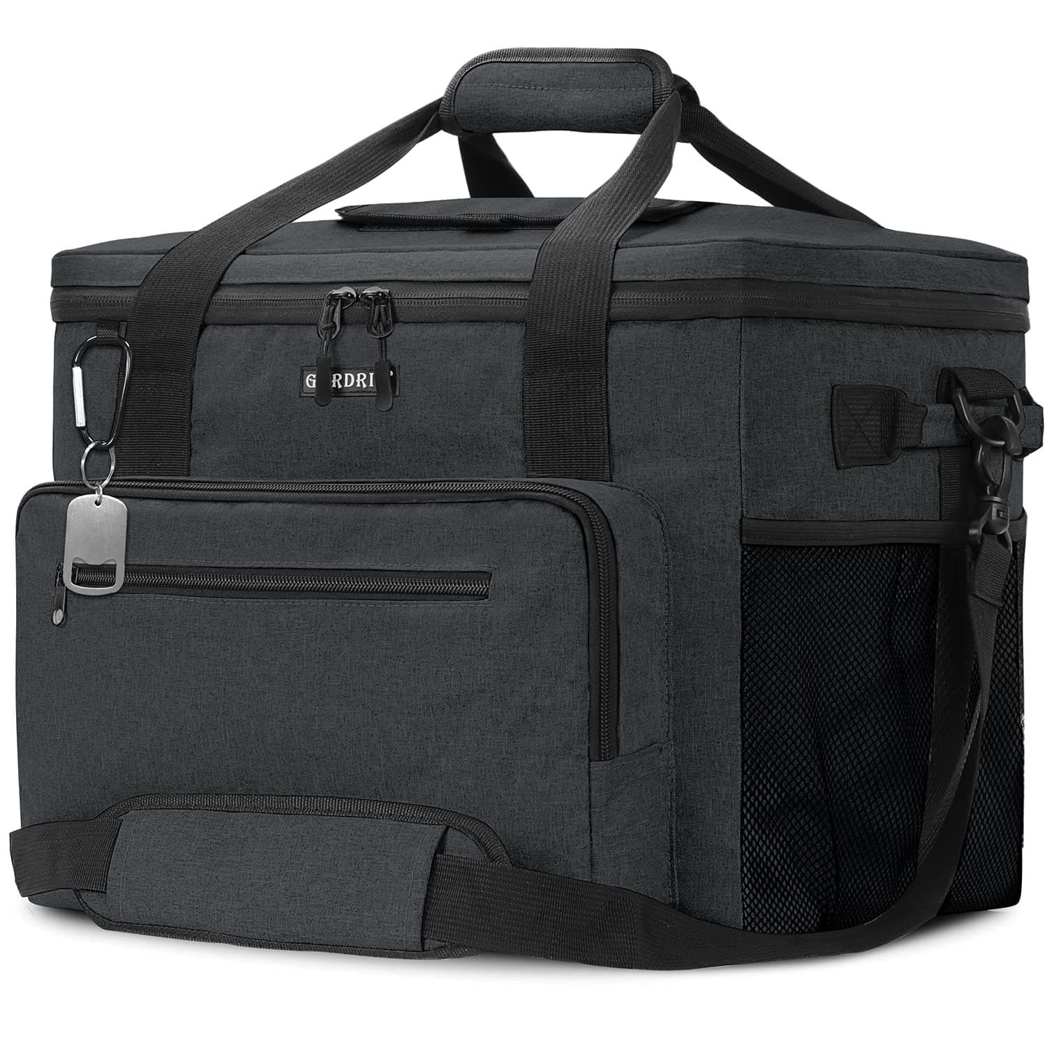 GARDRIT Large Cooler Bag - 60 Cans Collapsible Insulated Lunch Box, Leak-Proof Cooler Bag Suitable for Camping, Picnic& Beach (40L/Grey)