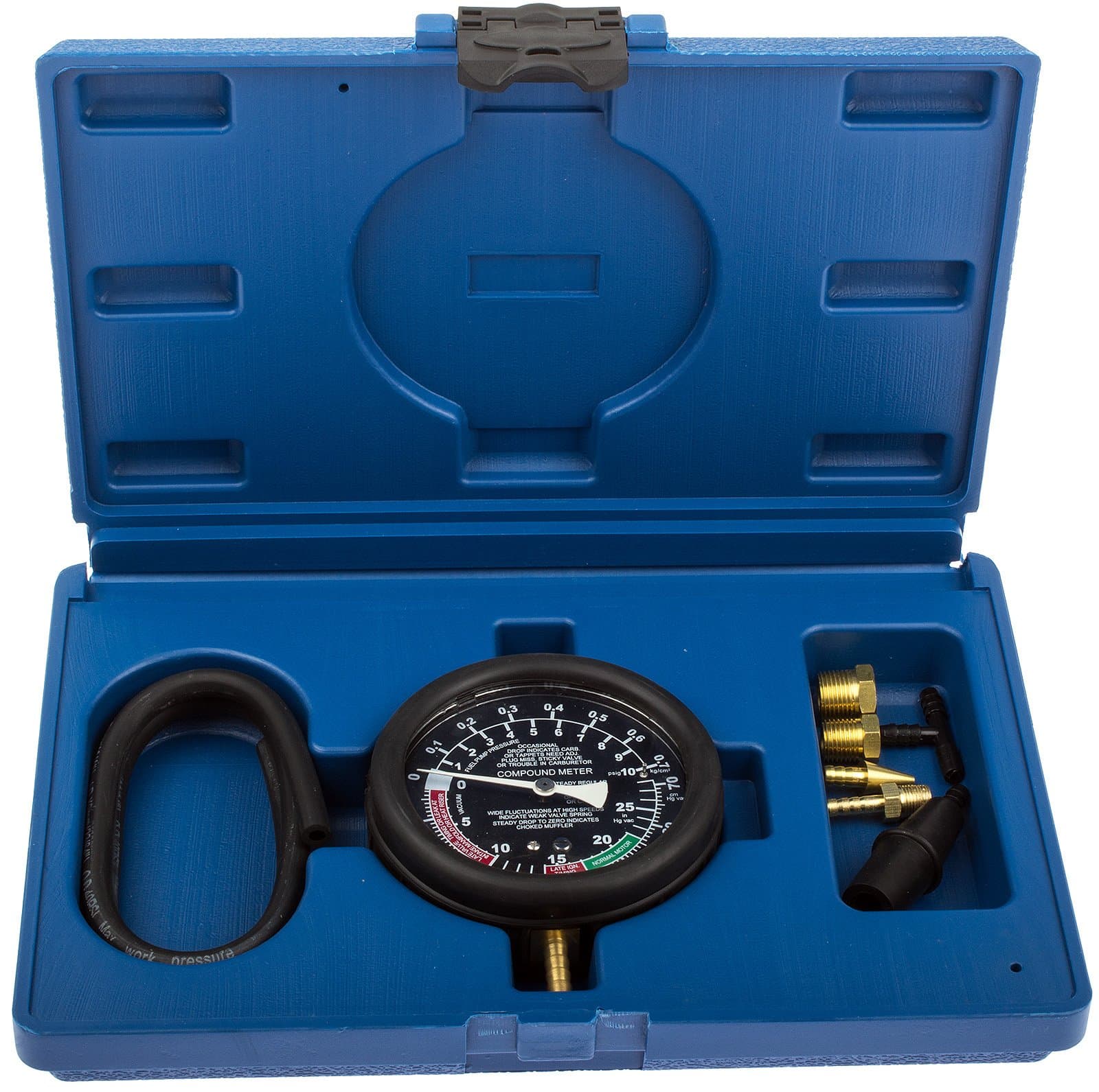 SATRA Tool Fuel Vacuum And Fuel Pump Pressure Tester Gauge Kit Carburetor