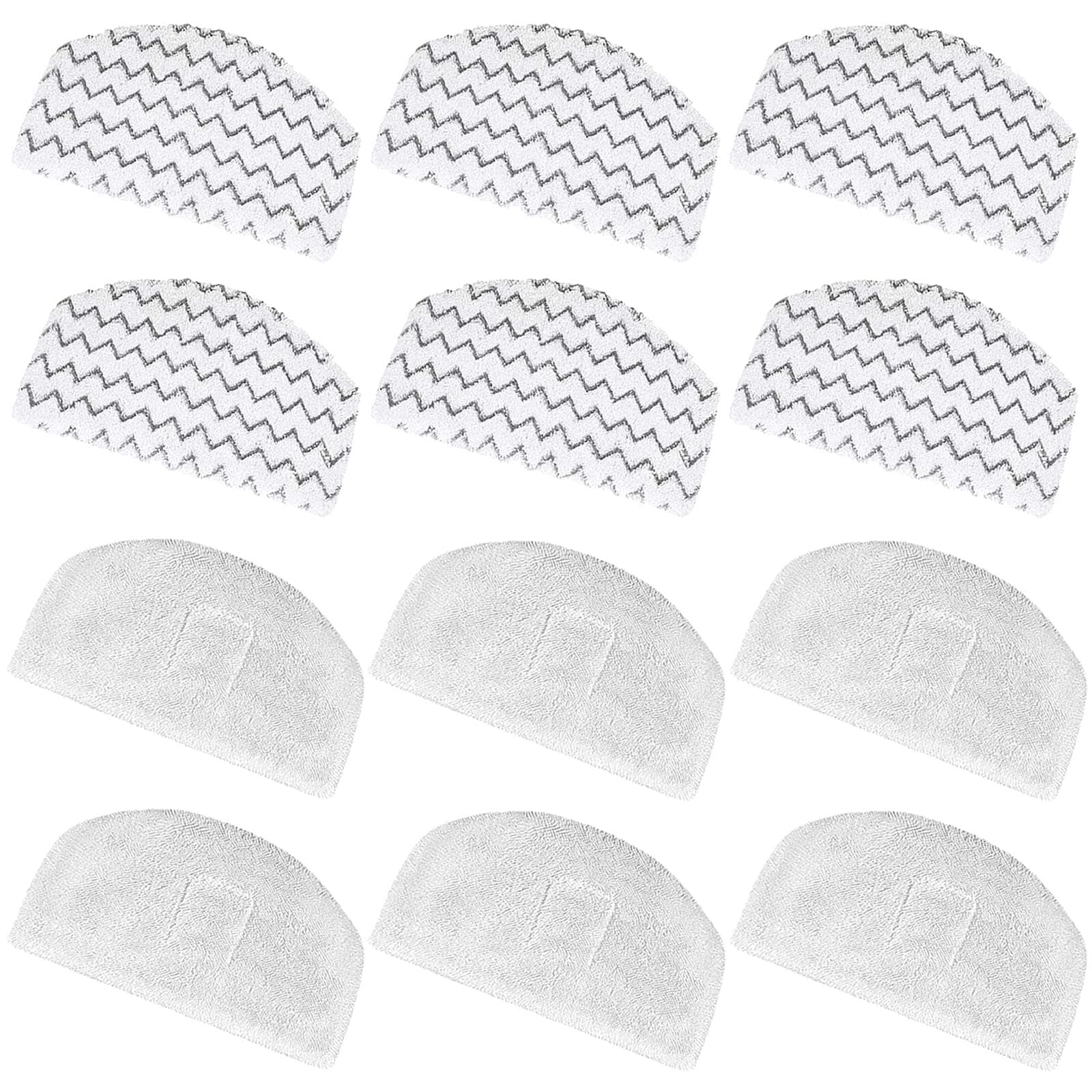 12 Pack 1940 Steam Mop Replacement Pads for Bissell Powerfresh Steam Mop 1940 1440 1806 1544 2075 2685A 2814 Series, Model 19402 19404 19408 19409 1940A 1940F 1940Q 1940T 1940W B0006 B0017 2075A 15441