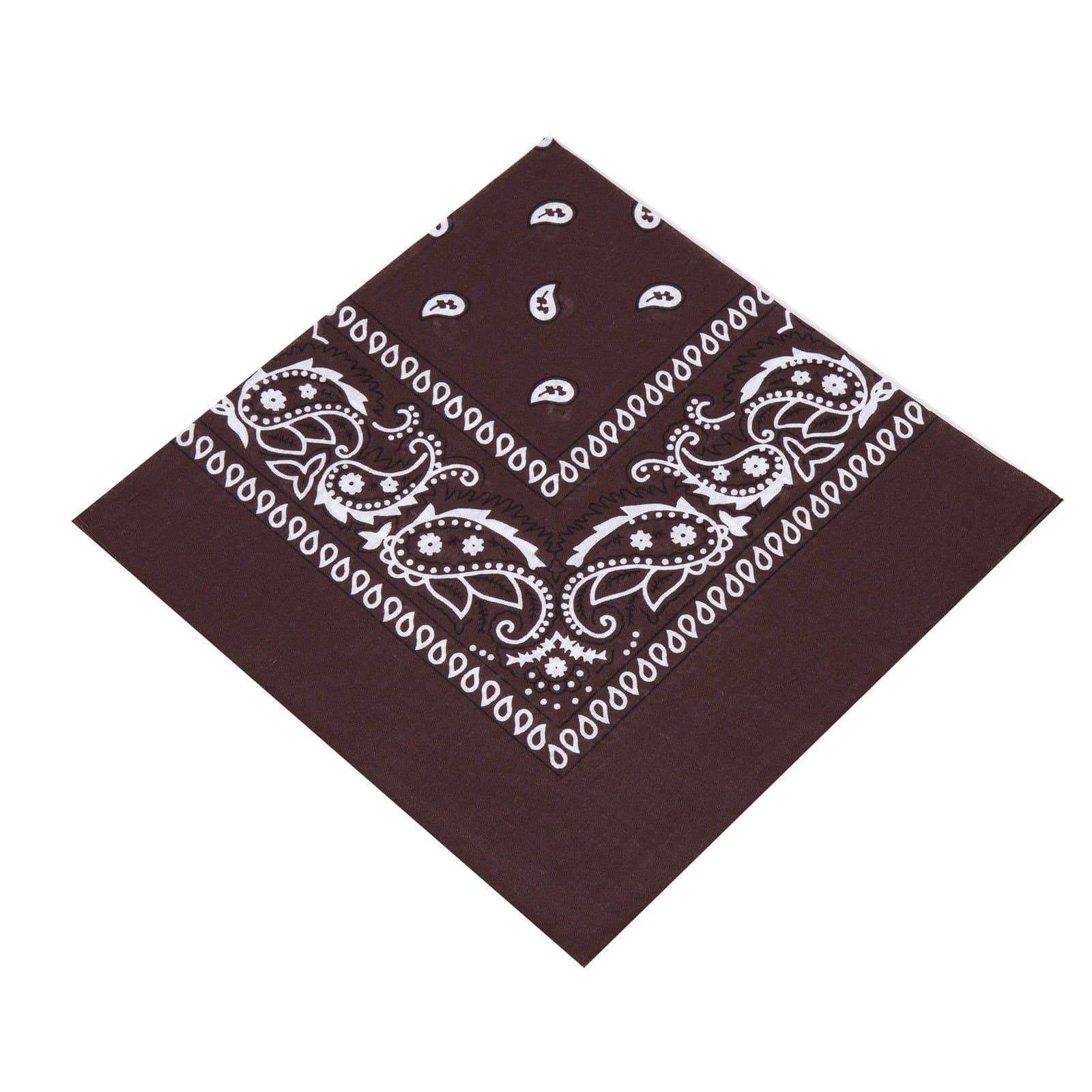 Boolavard 1s, 6s, 9s or 12 Pack Cowboy Bandanas Bandana with Original Paisley Pattern