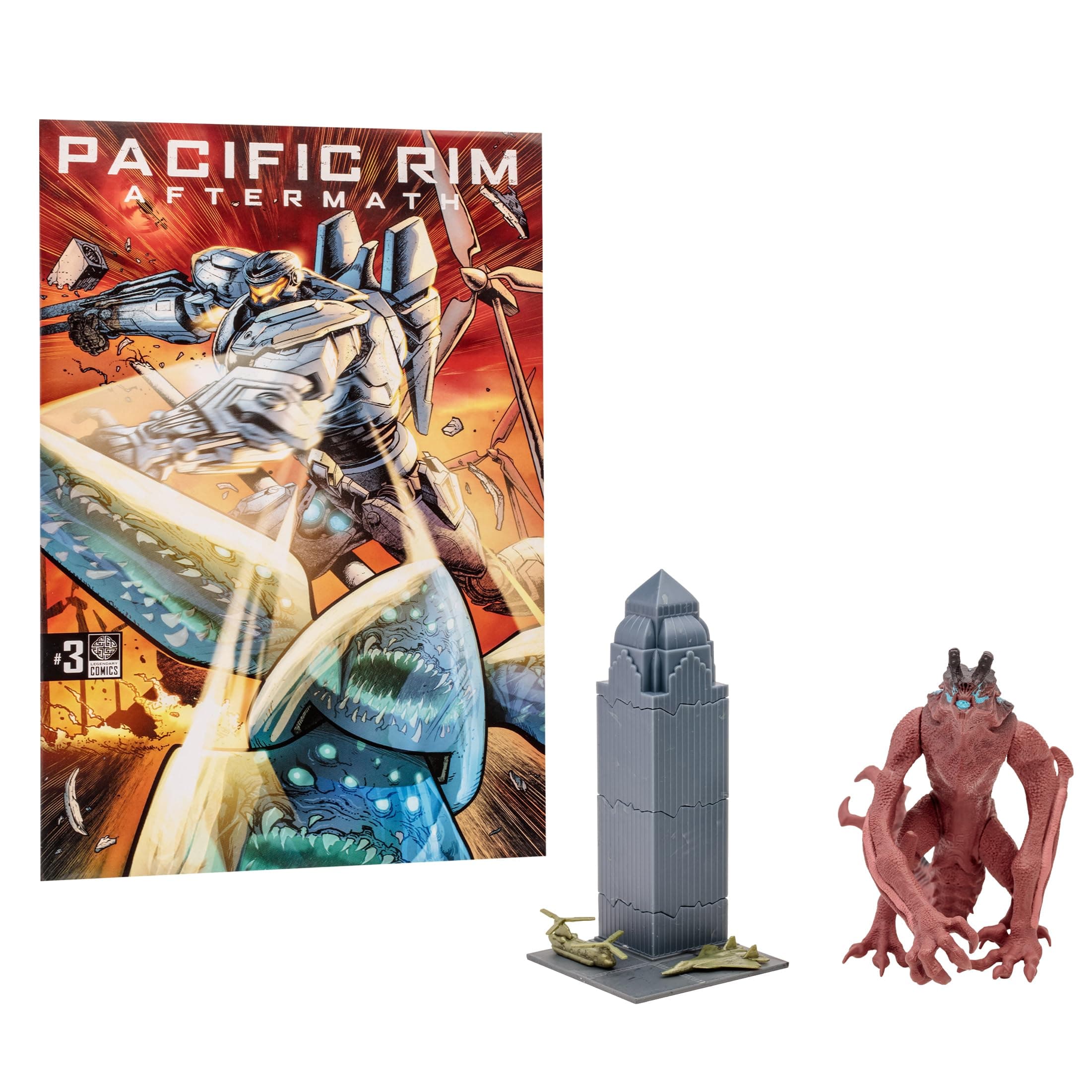 Pacific Rim McFarlane Toys オオタチ(カイジュ) 4インチスケールフィギュア プレイセット コミック付き, 14749