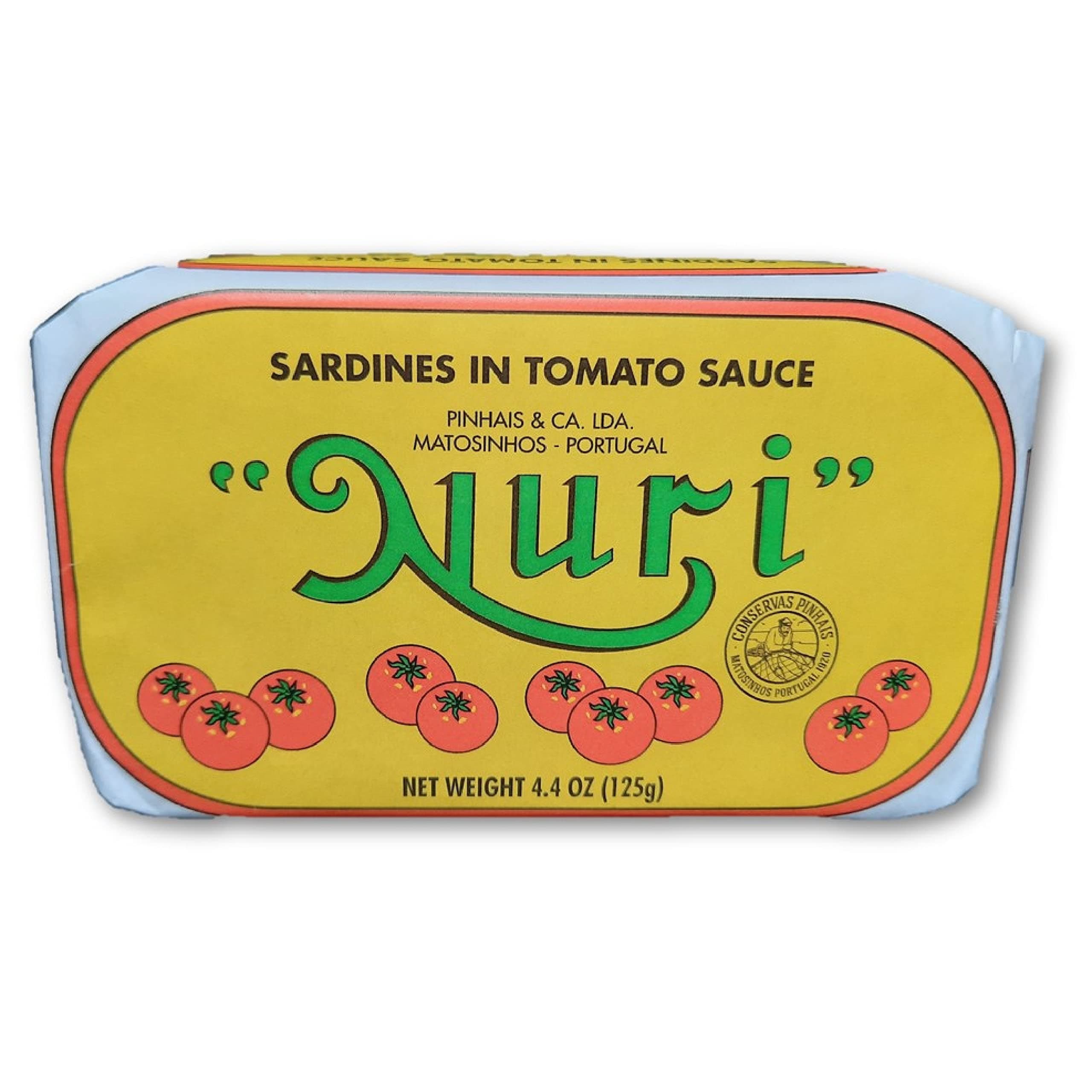 NURI Portuguese Sardines in Tomato Sauce - 2 Pack - (4.4 oz cans)