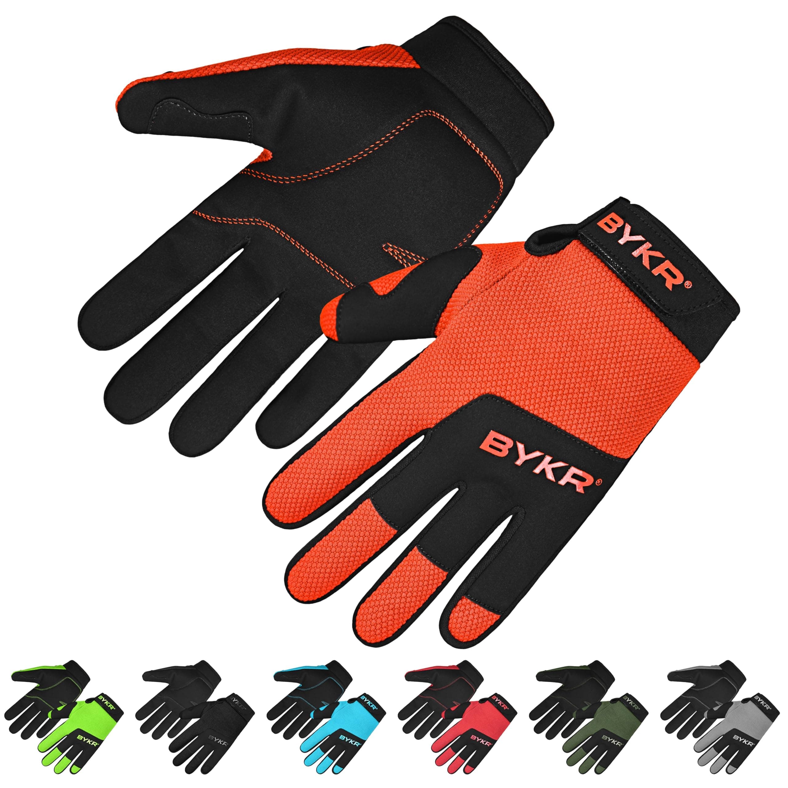 BYKR All-Weather Motorcycle Gloves for Men & Women – Protection for Dirt Bike, BMX, MX, and ATV Riding