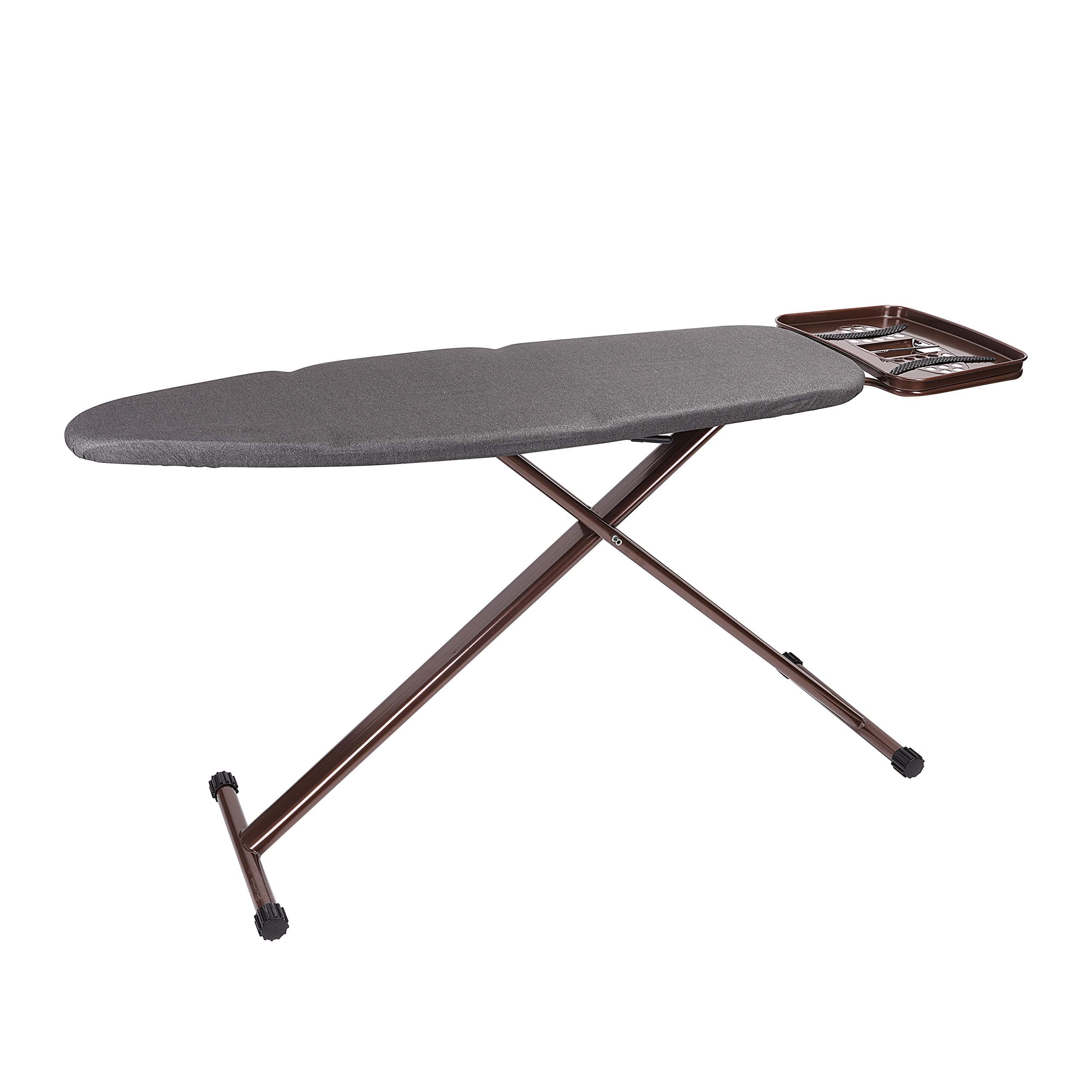 Royalford Mesh Ironing Board (43X153X96CM) with Steam Iron Rest, Heat Resistant, Contemporary Lightweight Iron Board with Adjustable Height and Lock System