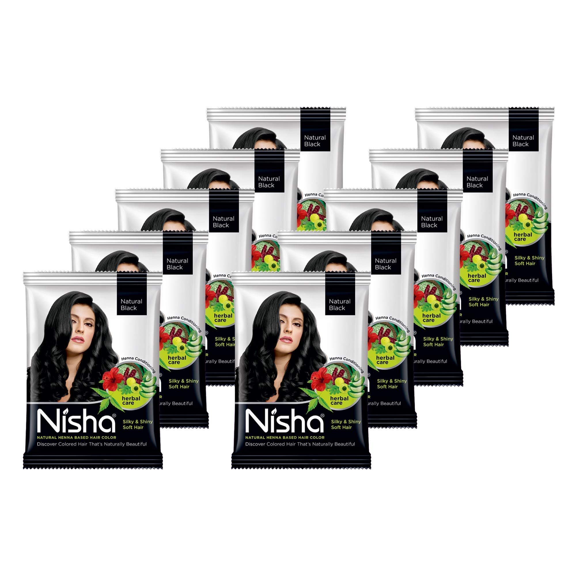 Nisha Natural Black Henna Hair Color
