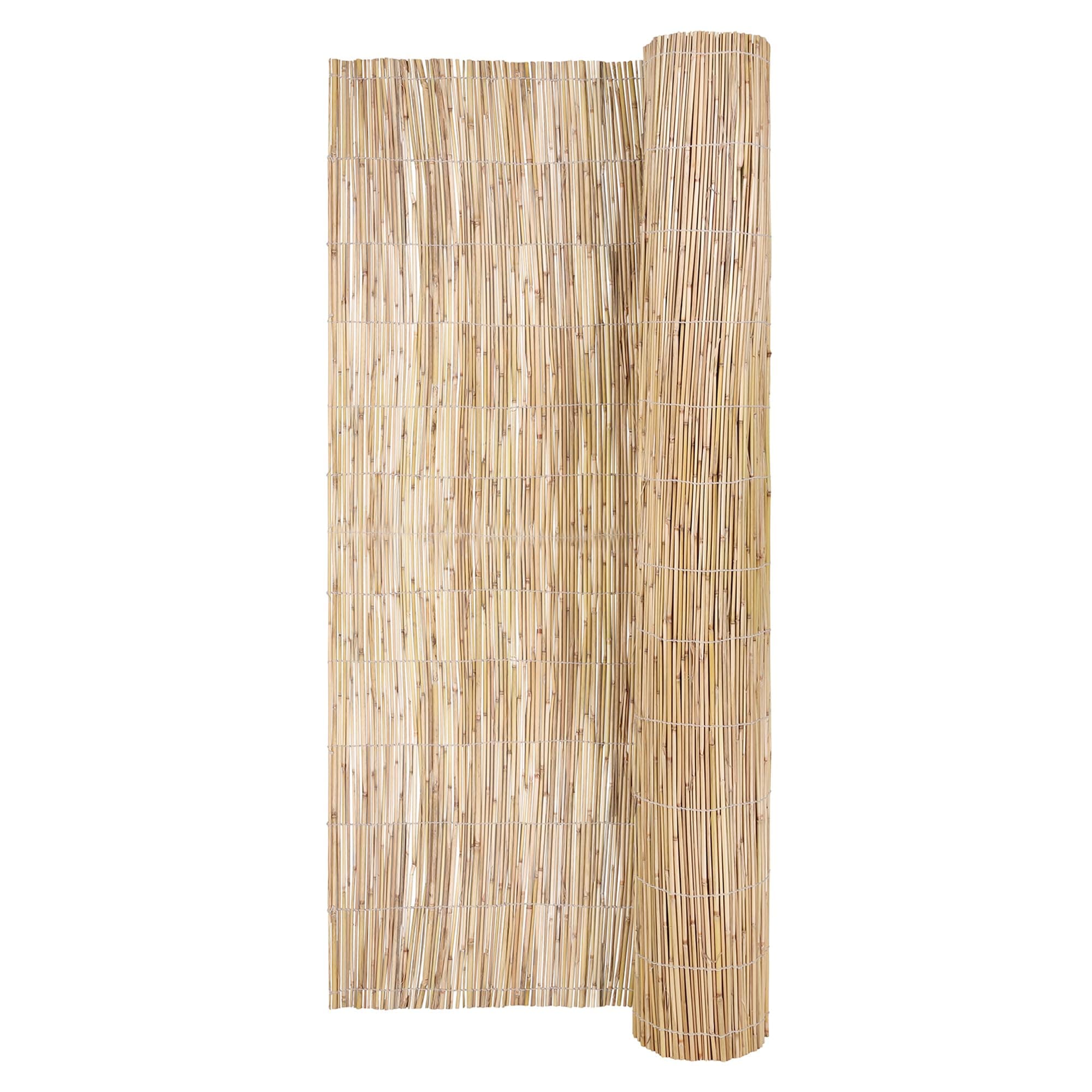 Egardenkart® Bamboo Fence for Garden - 300cm x 600cm, Balcony Fence | Bamboo Privacy fence for Balcony Privacy | Reed bamboo Screen (3m x 6m)