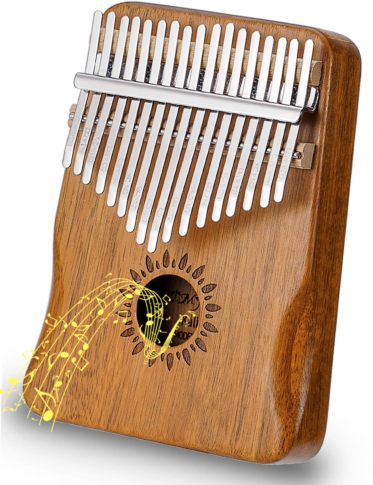 Kalimba 17 Key Thumb Piano Upgrade Design Acacia Wood Protective Case Tune Hammer Portable Handmade African Musical Instrument for Kids Adult Beginners Professionals