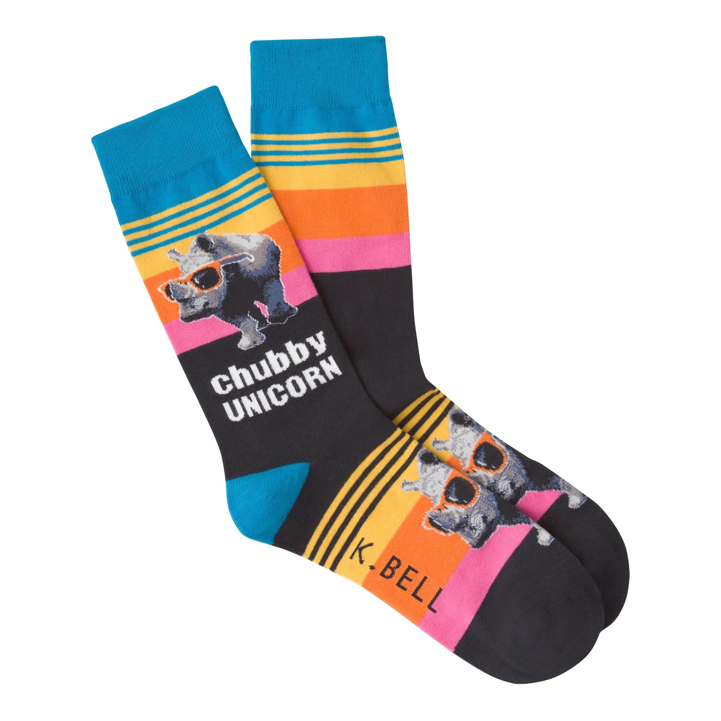 K. Bell Socks mens Funny Animal Novelty Crew Socks