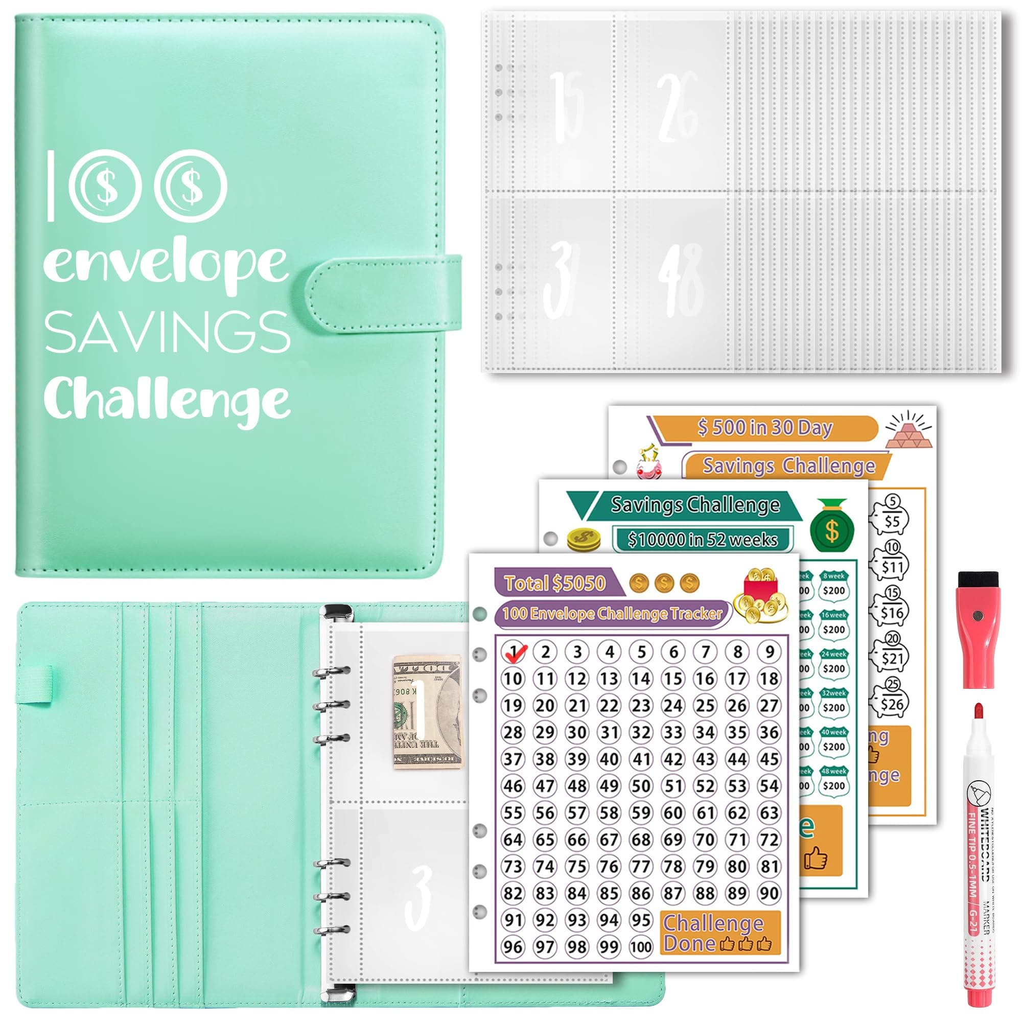 100 Envelope Savings Challenge