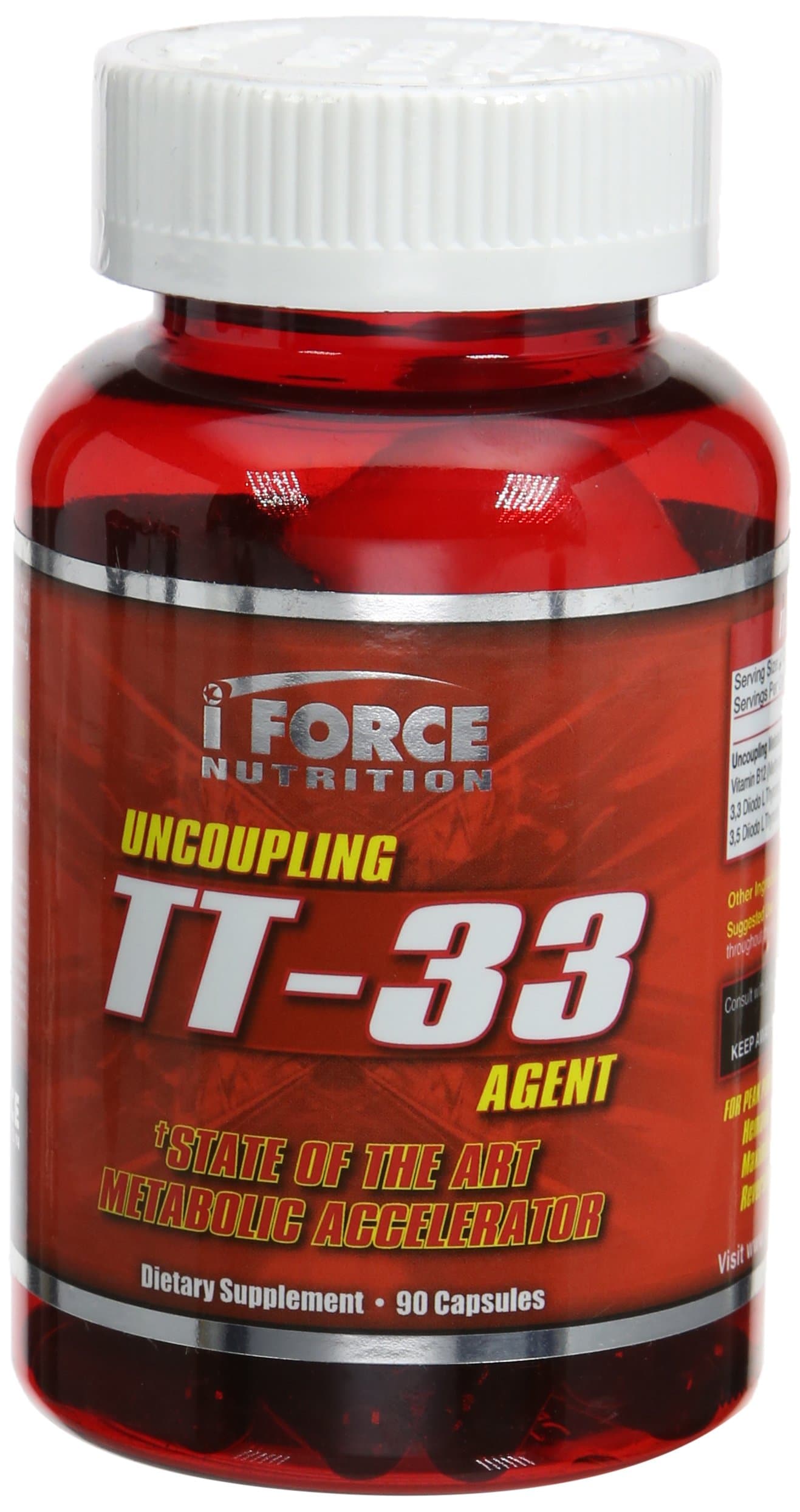 IForce Nutrition TT-33 Capsules - Pack of 90 Capsules