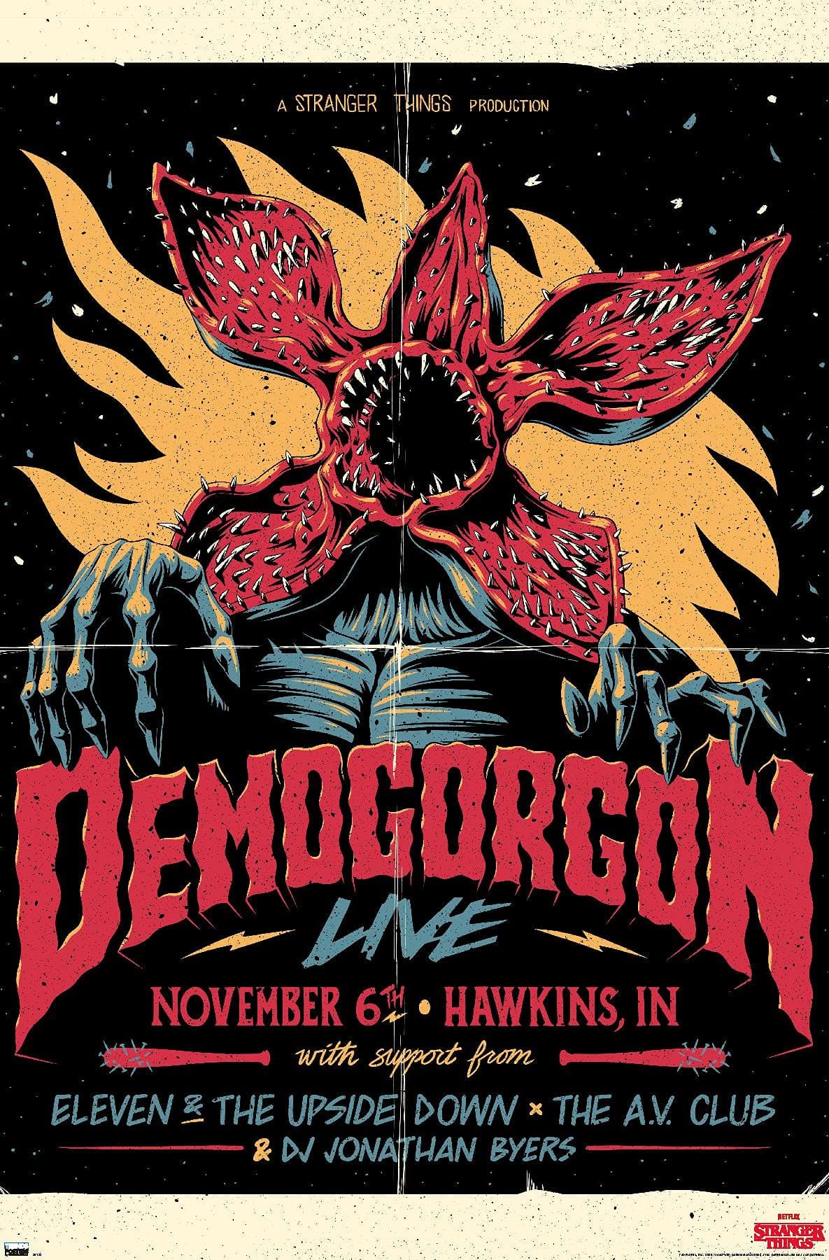 Trends InternationalTrends International Netflix Stranger Things - Demogorgon Live Wall Poster, 34L x 22.4W, Unframed Version