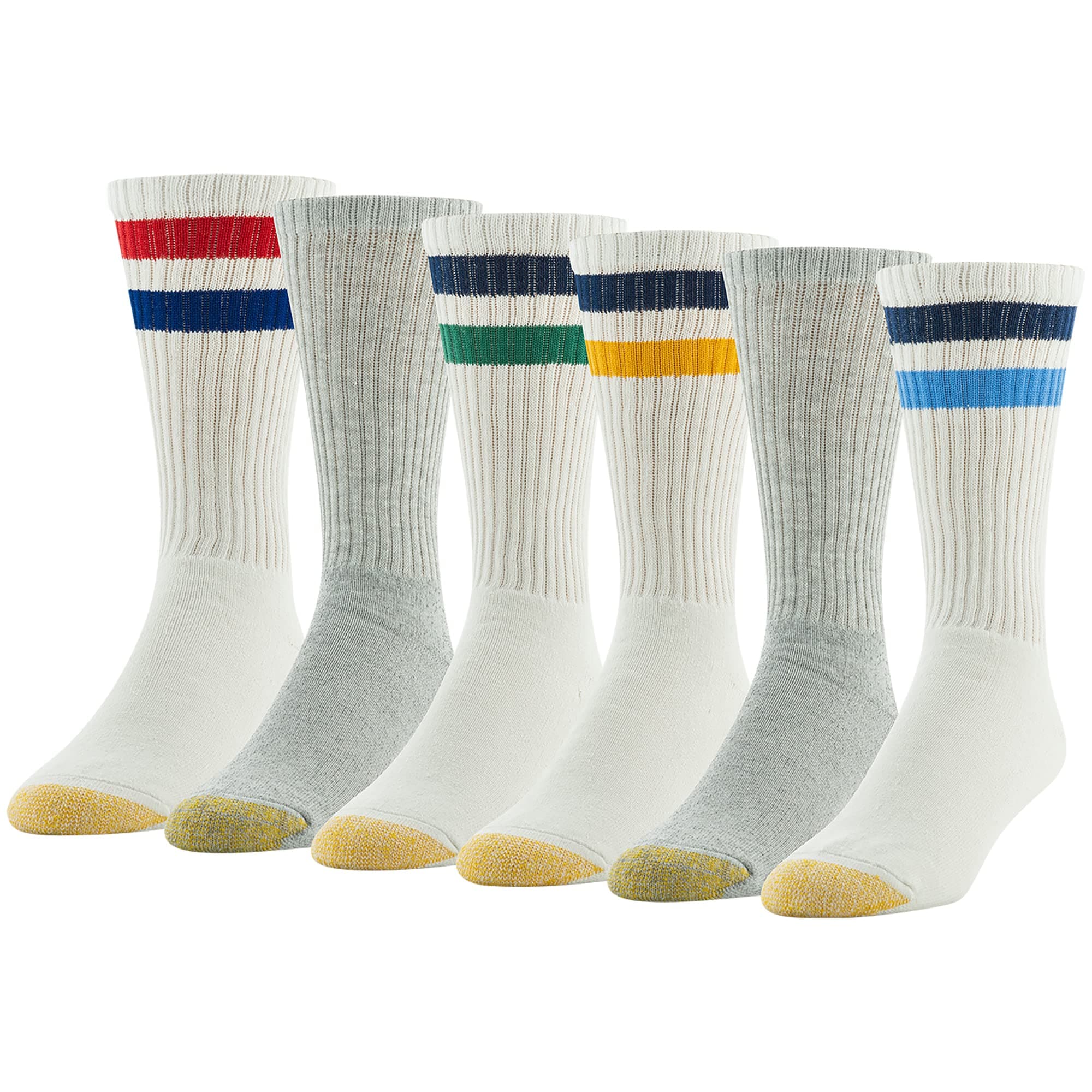 Men's 656s Cotton Crew Athletic Socks, Multipairs