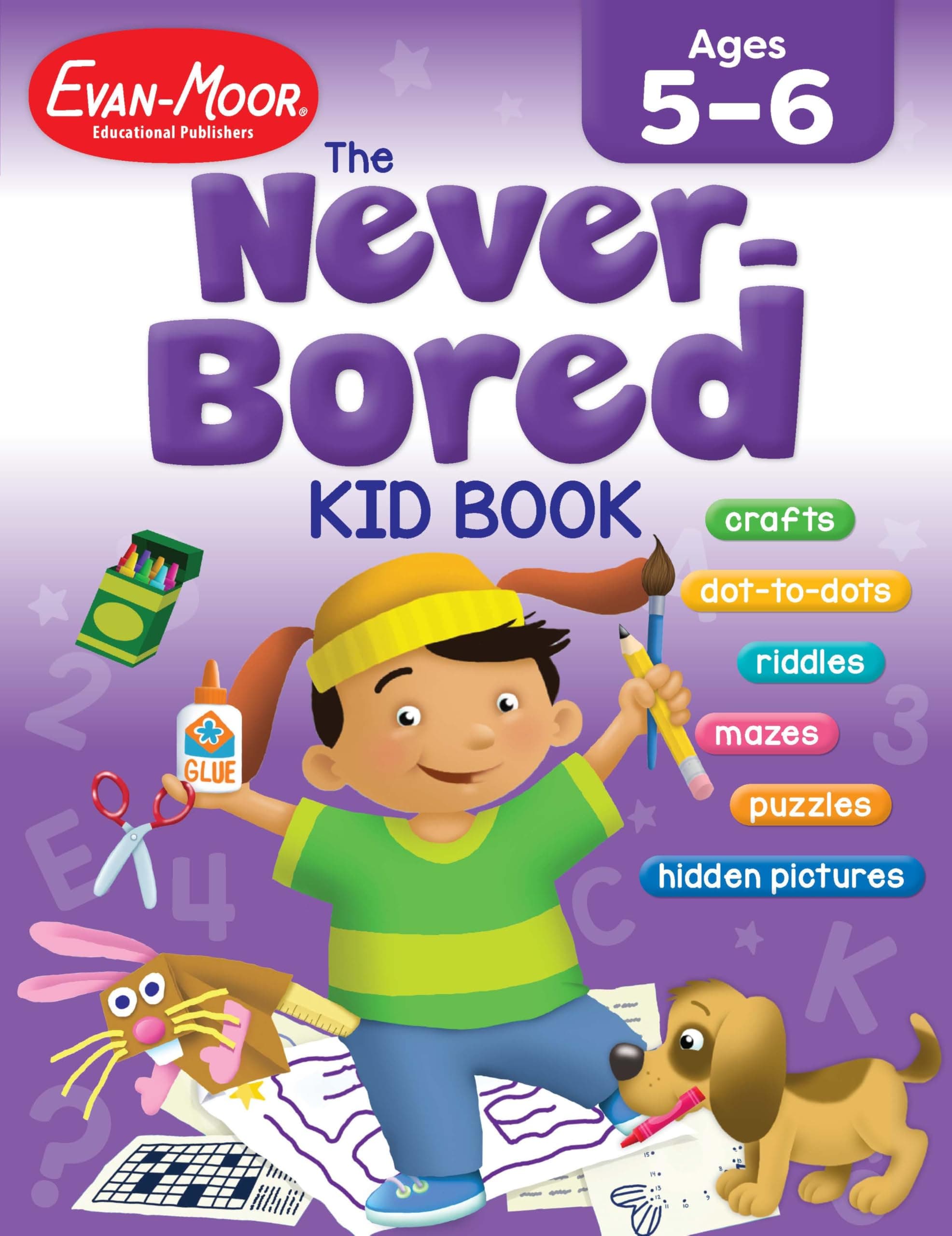 The Never-Bored Kid Book, Ages 5-6
