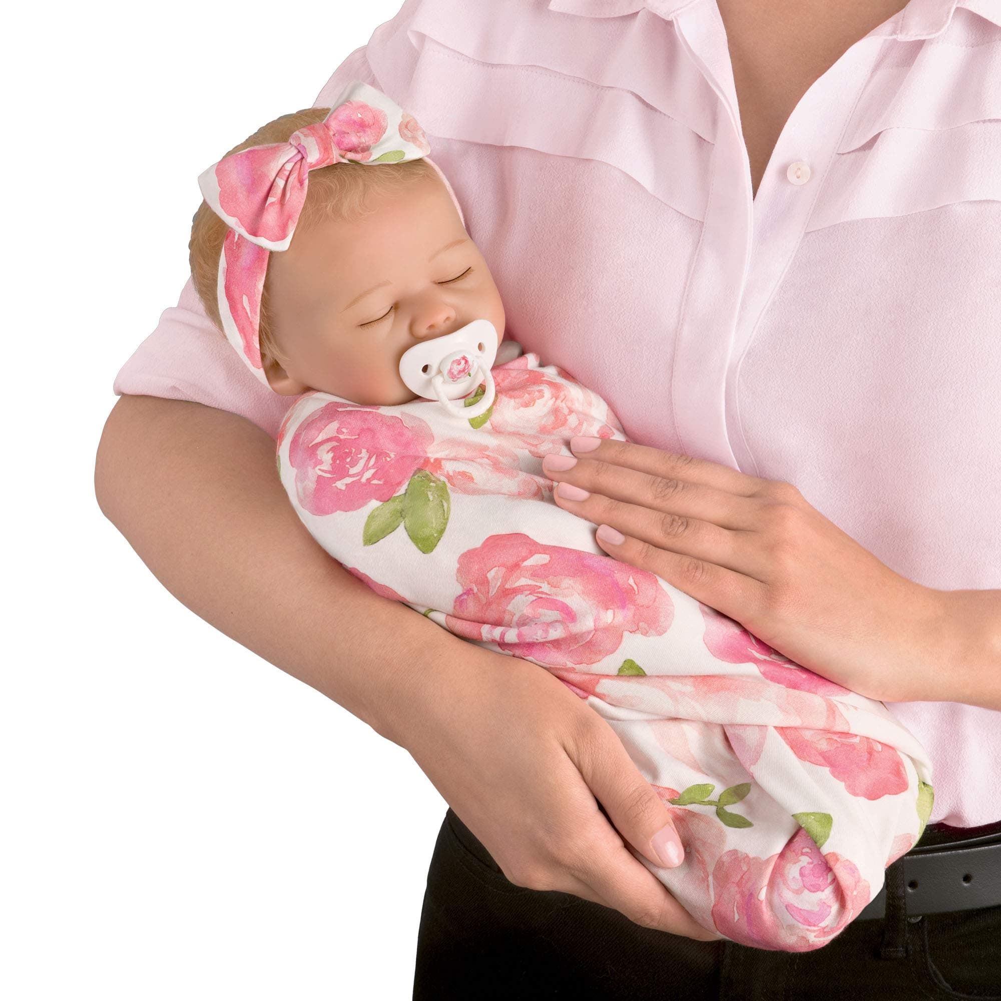 Galleries - 'Rosie' So Truly Real® Baby Girl Doll – Reborn and lifelike So Truly Real® baby girl doll by Marissa May has RealTouch® vinyl skin, hand-rooted hair, weighted body.