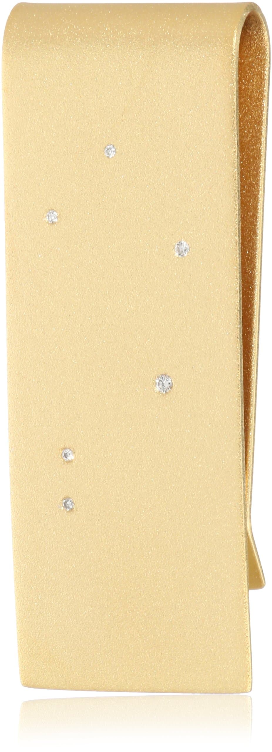 Ella Poe "Constellations" 14k Vermeil Libra Diamond Men's Money Clip
