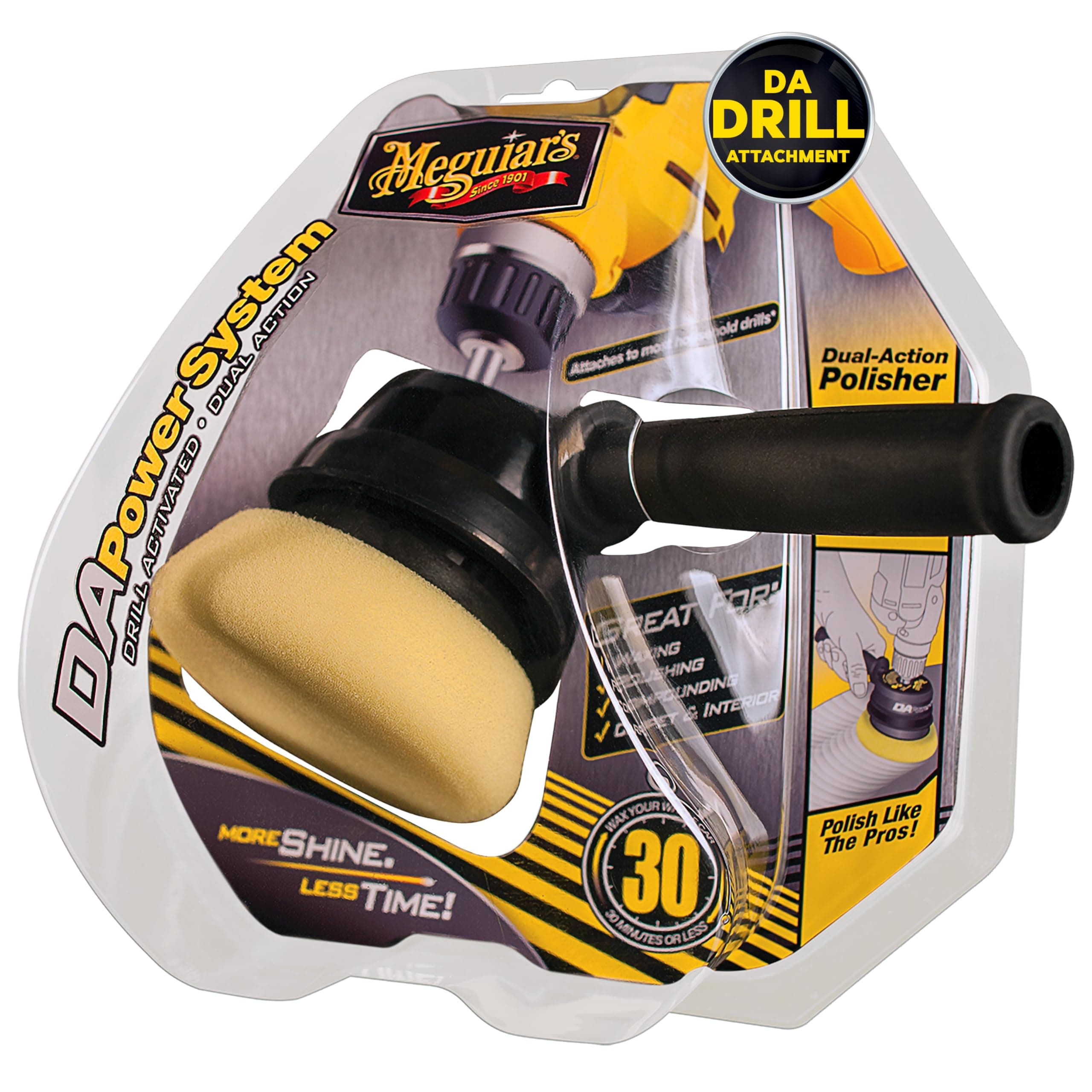 G3500 Dual Action Power System Tool, Boost Your Auto Care Arsenal with This Car Detailing Tool, Apply Product and Remove Imperfections, Conveniently Attaches to Most Standard Drills