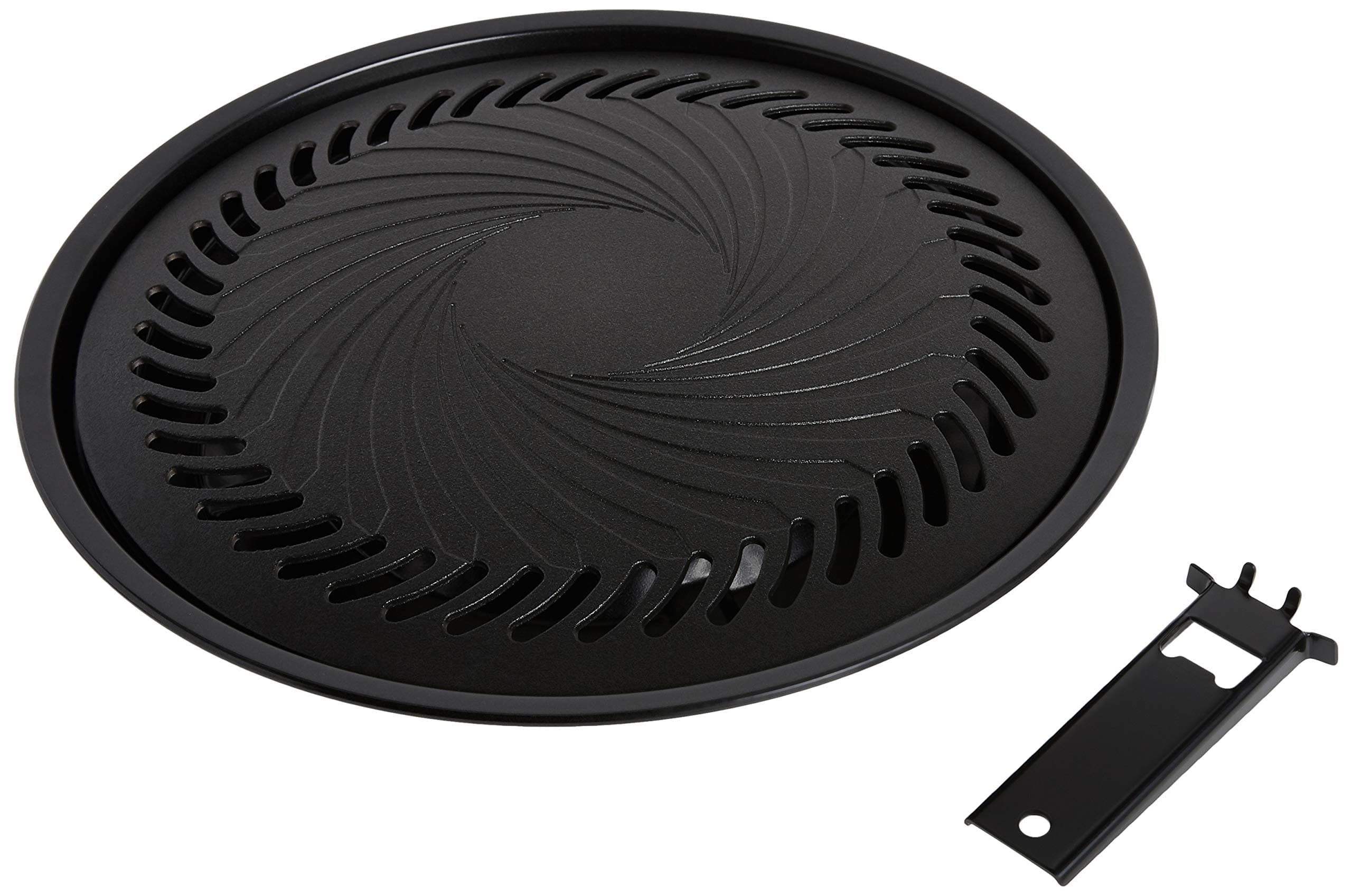 Iwatani Corporation of America BBQ Plate Large CB-P-Y3, Aluminum, Black
