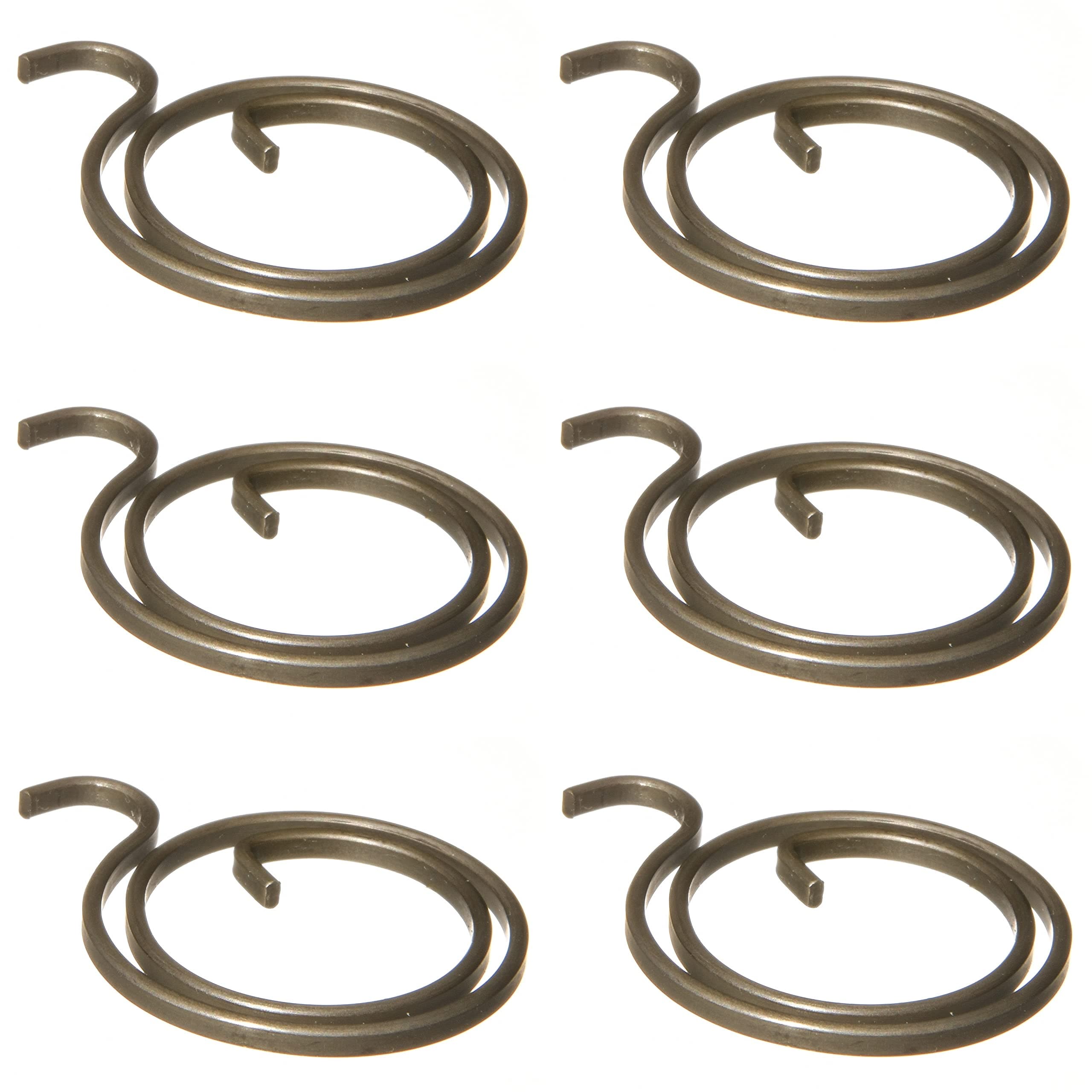 Door Handle Springs 2-Turn Coil, 2.0mm Thick (Pack of 6)