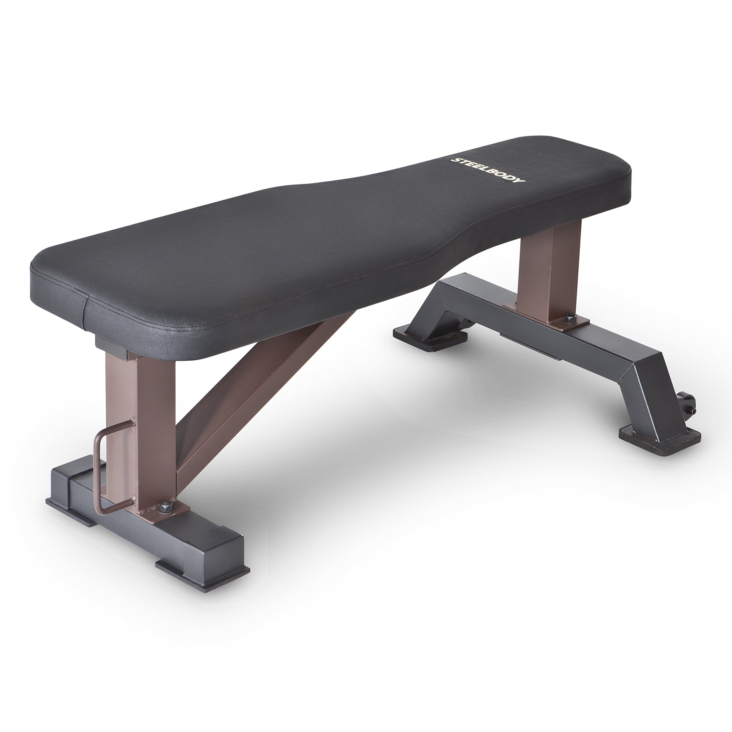 Steelbody Deluxe Utility Weight Bench for Home Gym Weightlifting and Strength Training